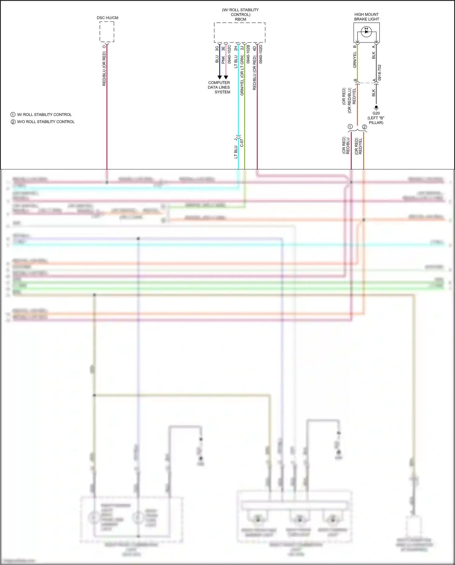 Mazda CX-9 II (2016-2021) computer data lines system wiring diagram  (4 of 69)