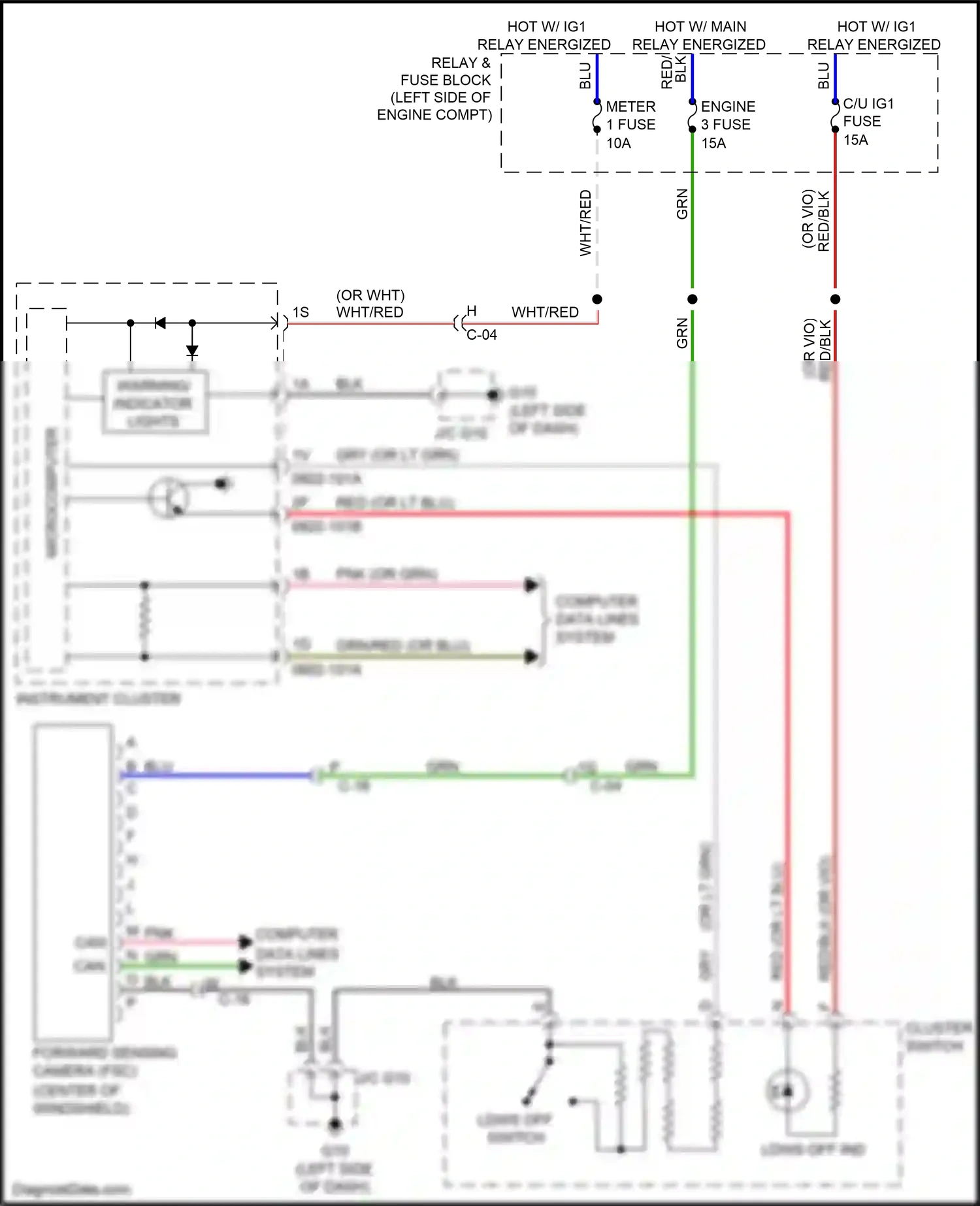 Mazda CX-9 II (2016-2021) computer data lines system wiring diagram  (12 of 69)