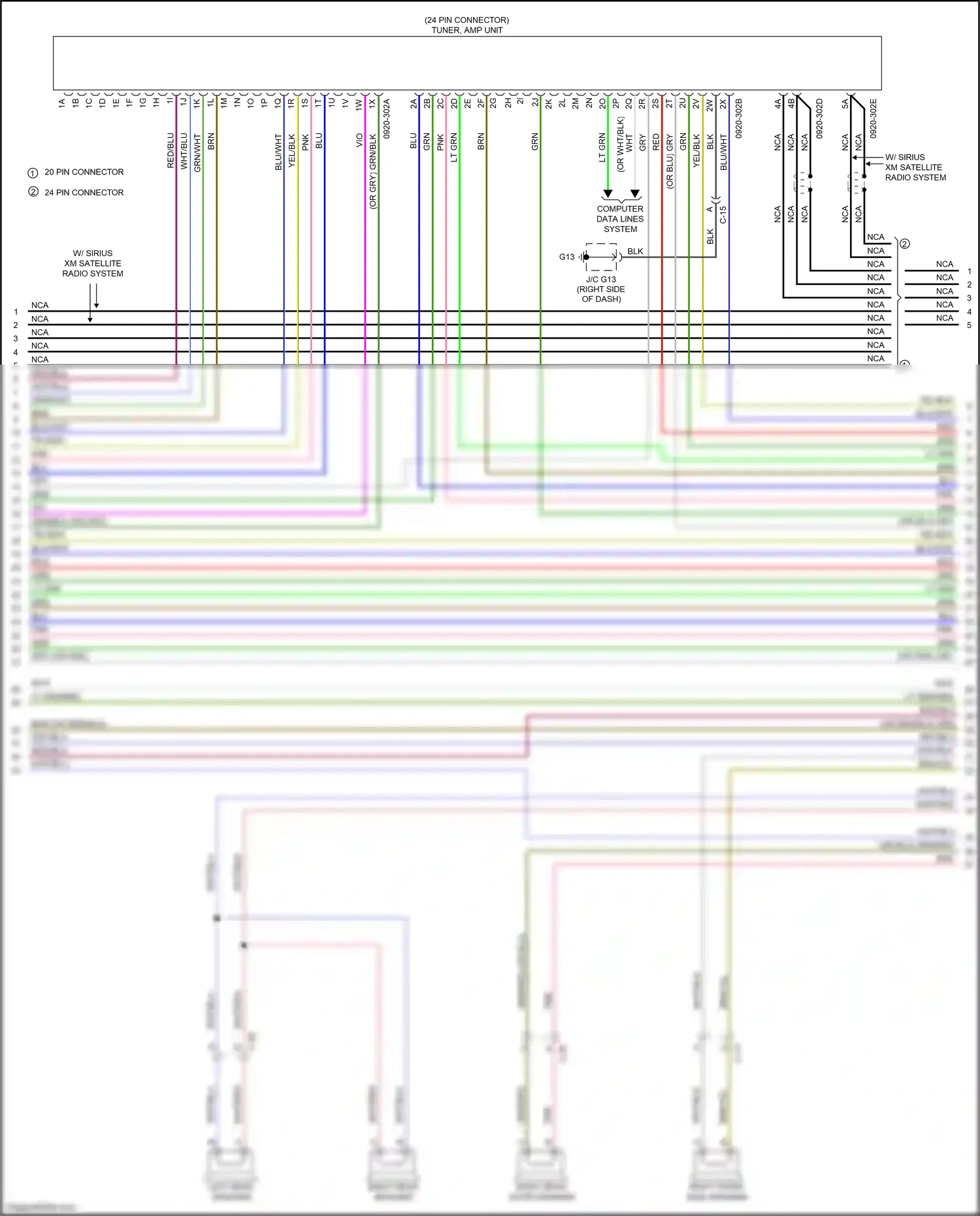 Mazda CX-9 II (2016-2021) computer data lines system wiring diagram  (9 of 69)
