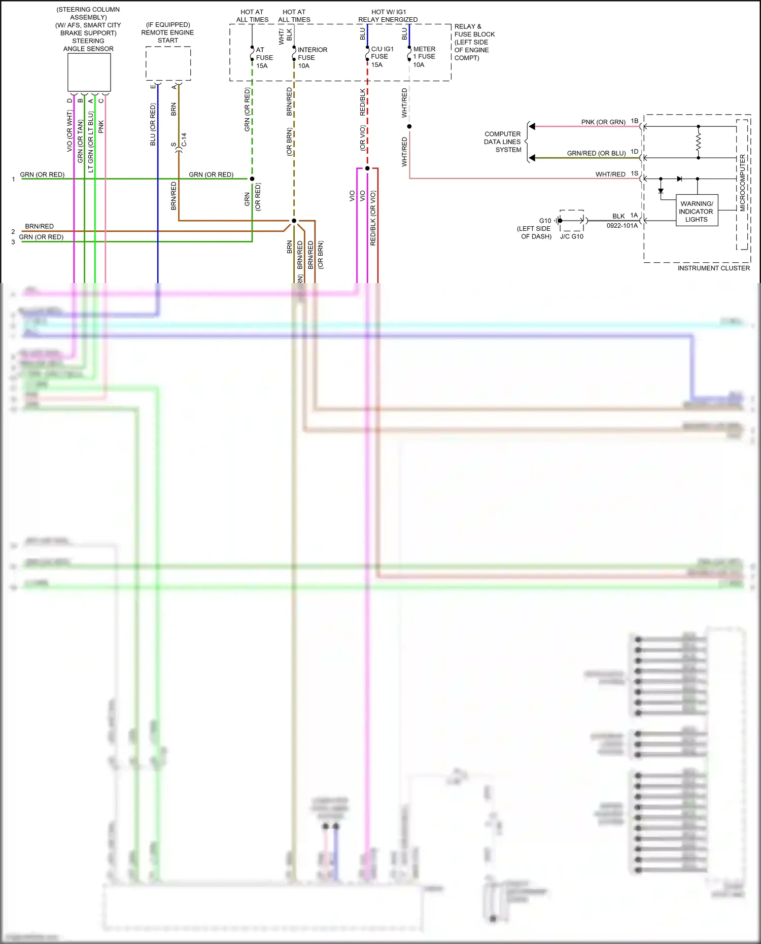 Mazda CX-9 II (2016-2021) computer data lines system wiring diagram  (42 of 69)