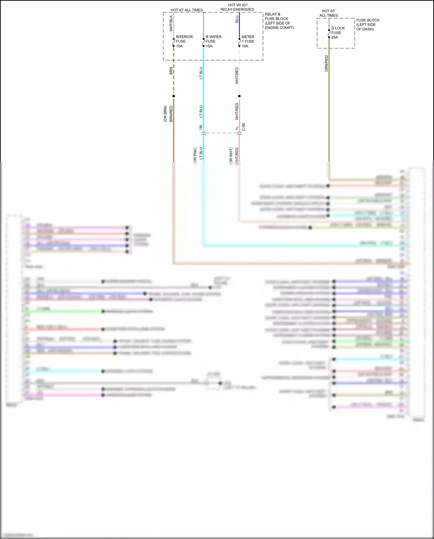 Mazda CX-9 II (2016-2021) computer data lines system wiring diagram  (38 of 69)