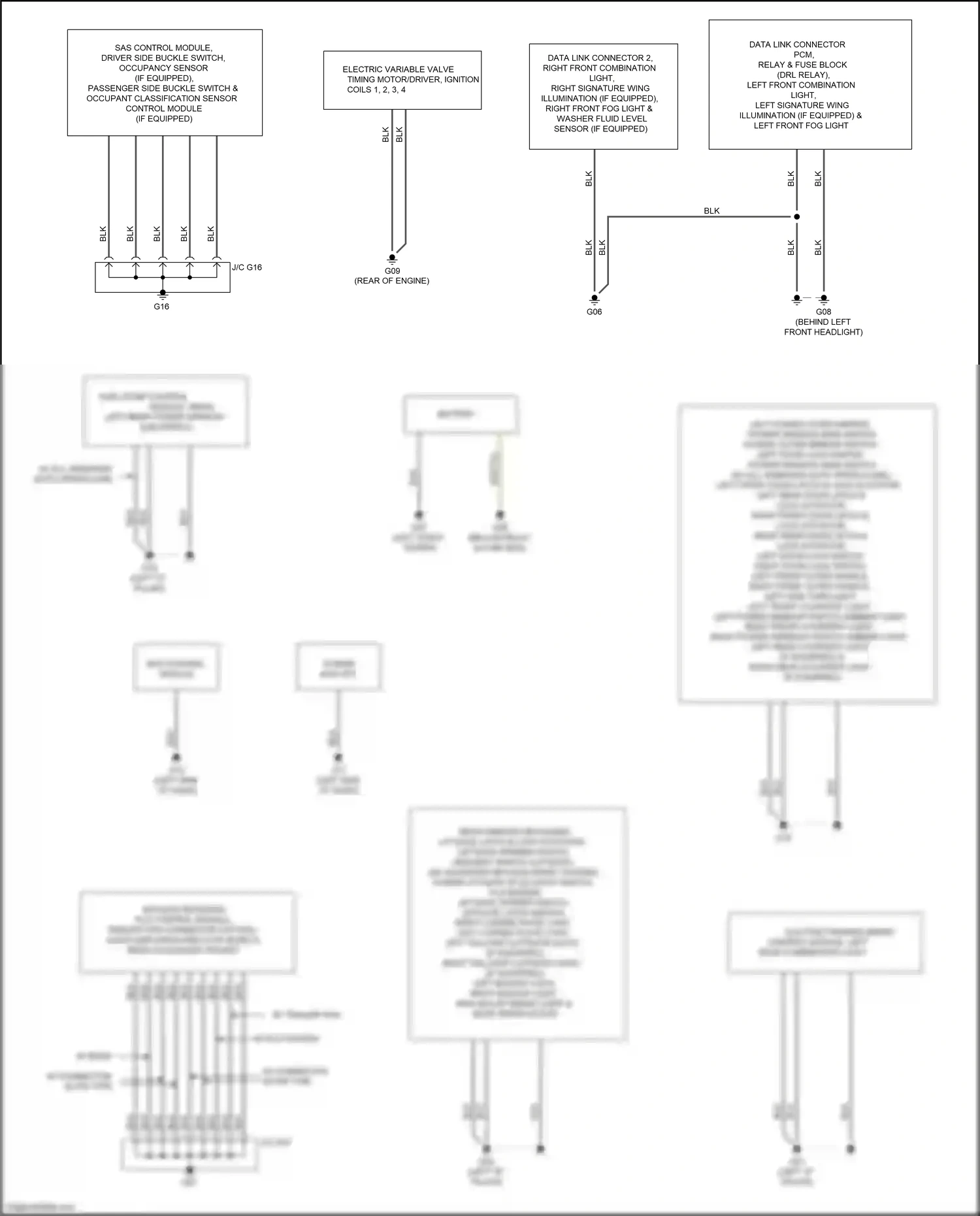 Mazda CX-9 II (2016-2021) data link connector 2 wiring diagram  (2 of 2)
