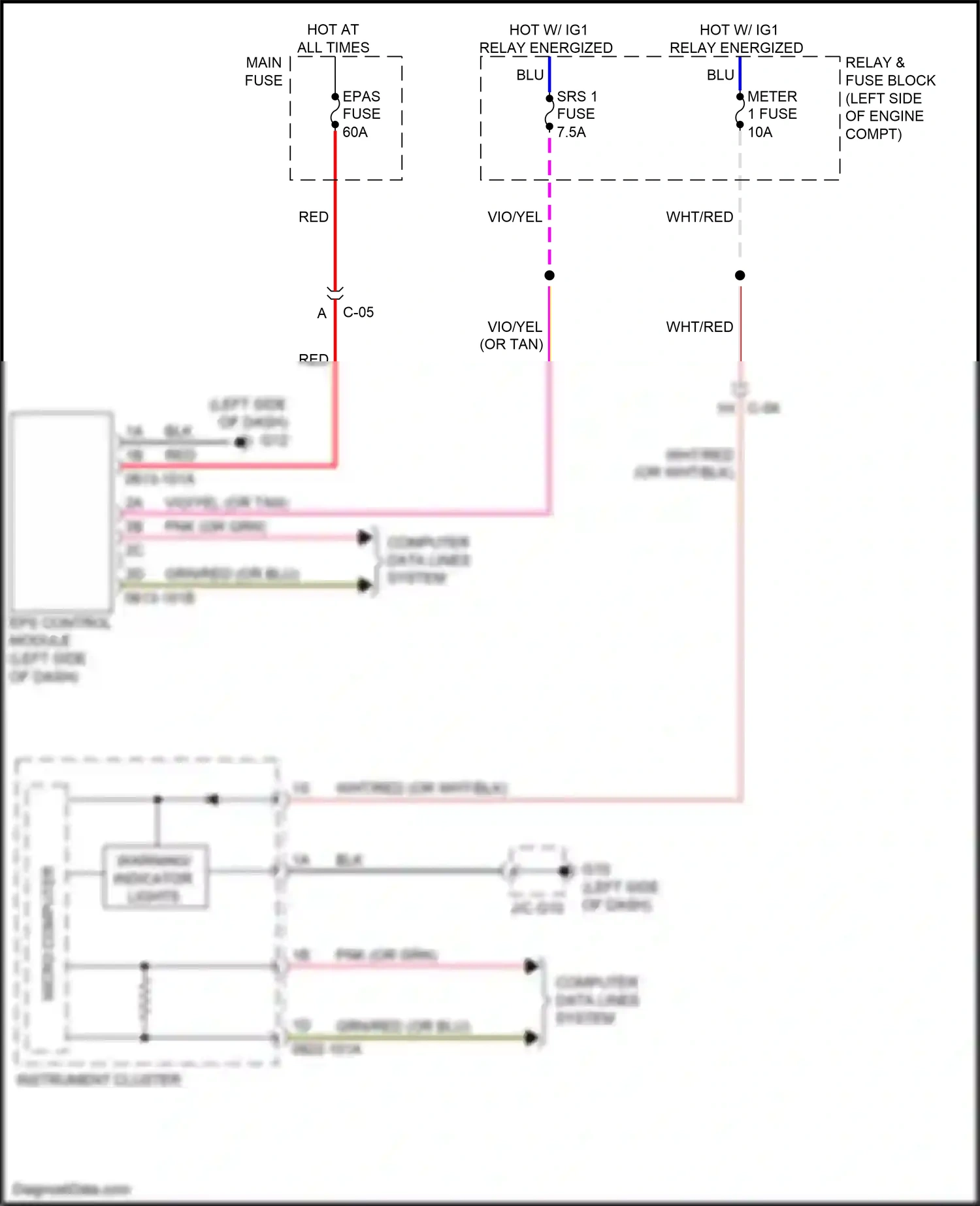 Mazda CX-9 II (2016-2021) micro computer wiring diagram  (1 of 3)