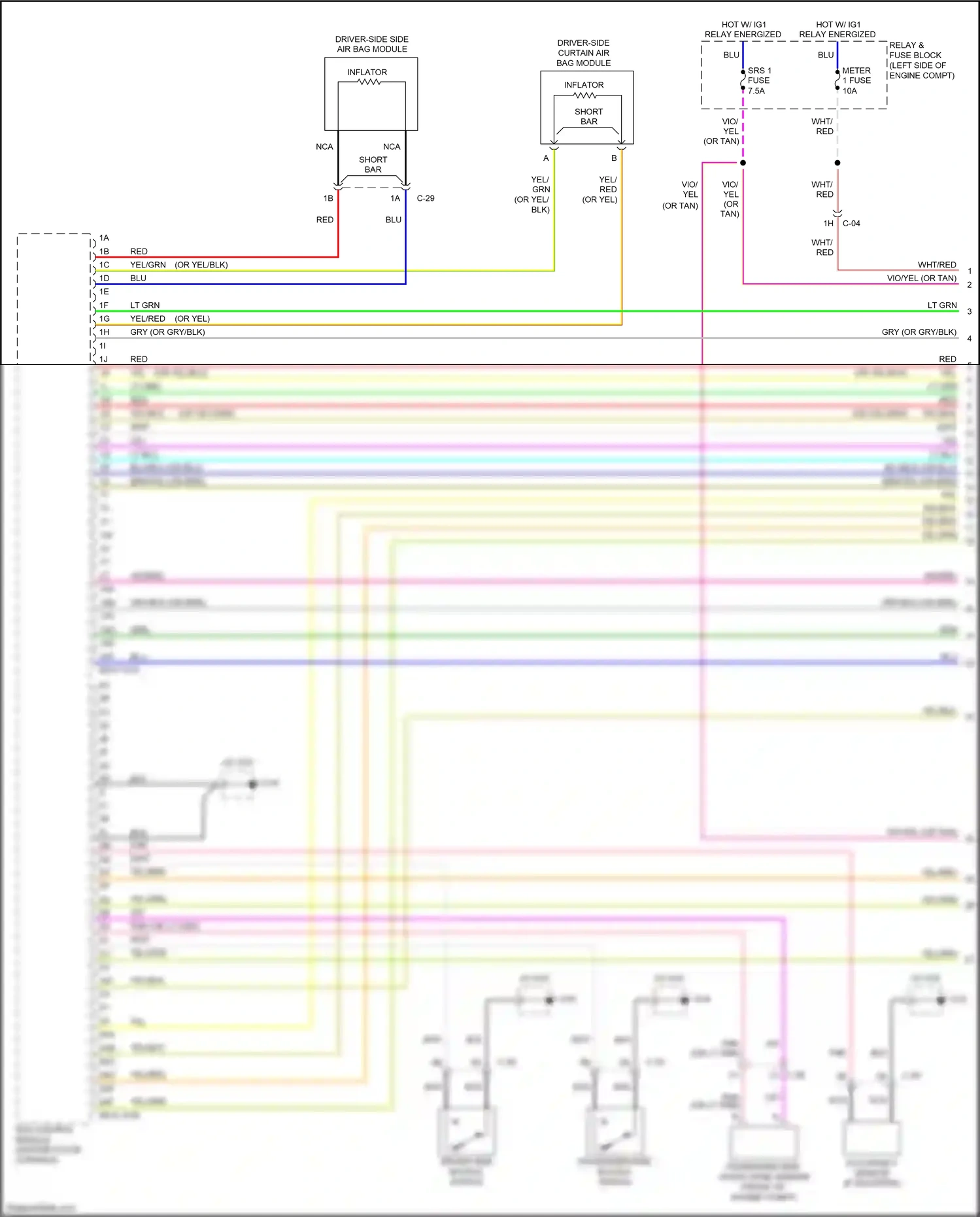 Mazda CX-9 II (2016-2021) sas control module wiring diagram  (2 of 4)