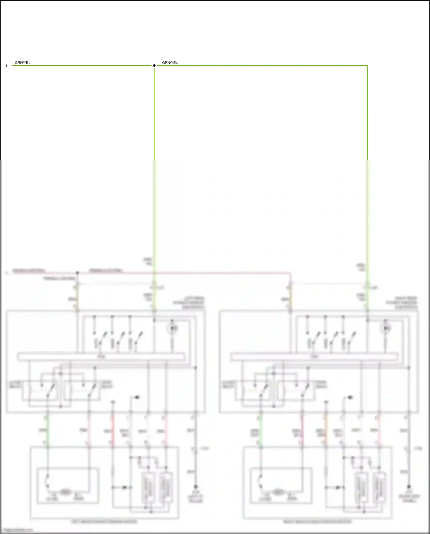 Mazda CX-9 II (2016-2021) switch 1 wiring diagram  (2 of 3)