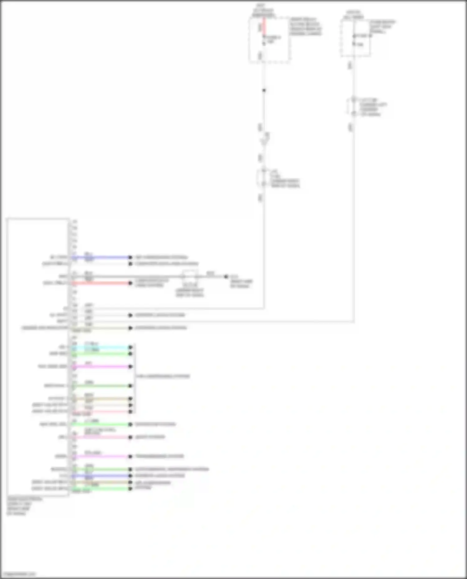 CX-90 Mazda I (2023-2024): Dash-electrical supply unit circuit