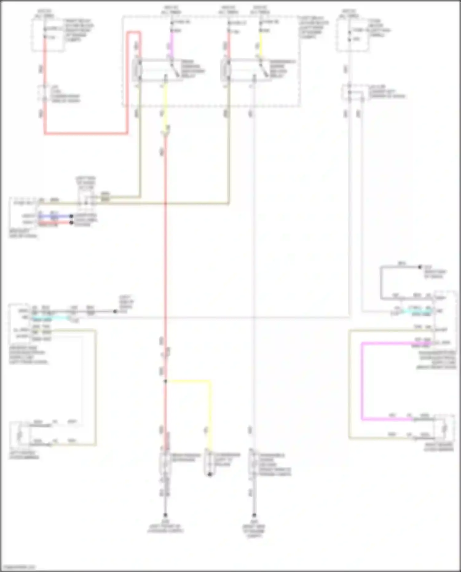 CX-90 Mazda I (2023-2024): Defoggers circuit