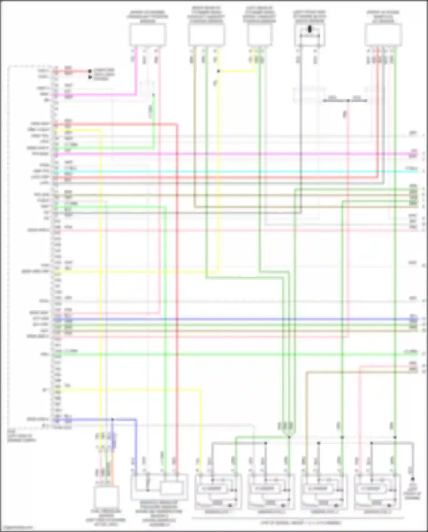 CX-90 Mazda I (2023-2024): Wiring diagram engine performance 2.5l plug-in hybrid, engine controls circuit (1 of 6)