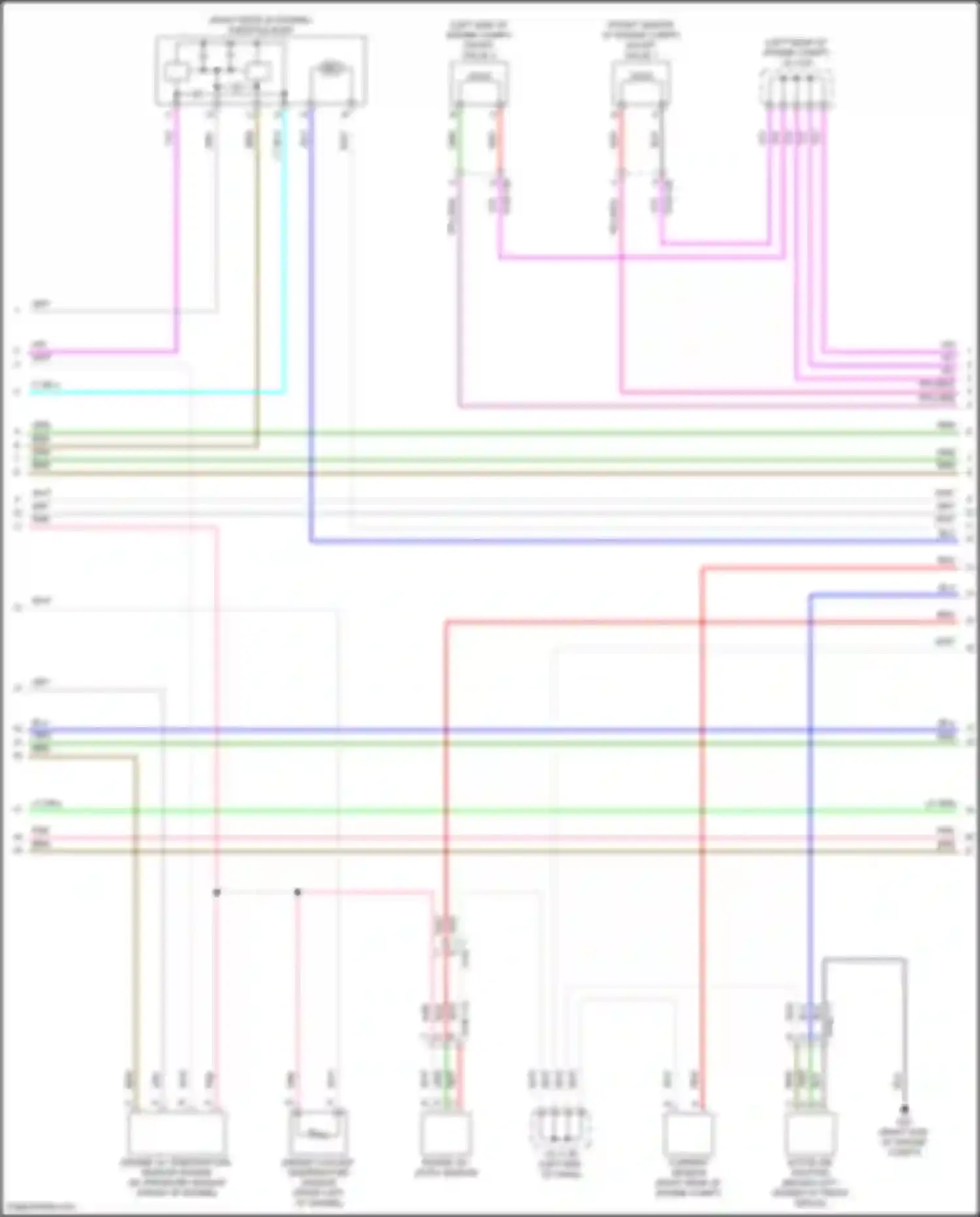 CX-90 Mazda I (2023-2024): Wiring diagram engine performance 2.5l plug-in hybrid, engine controls circuit (2 of 6)