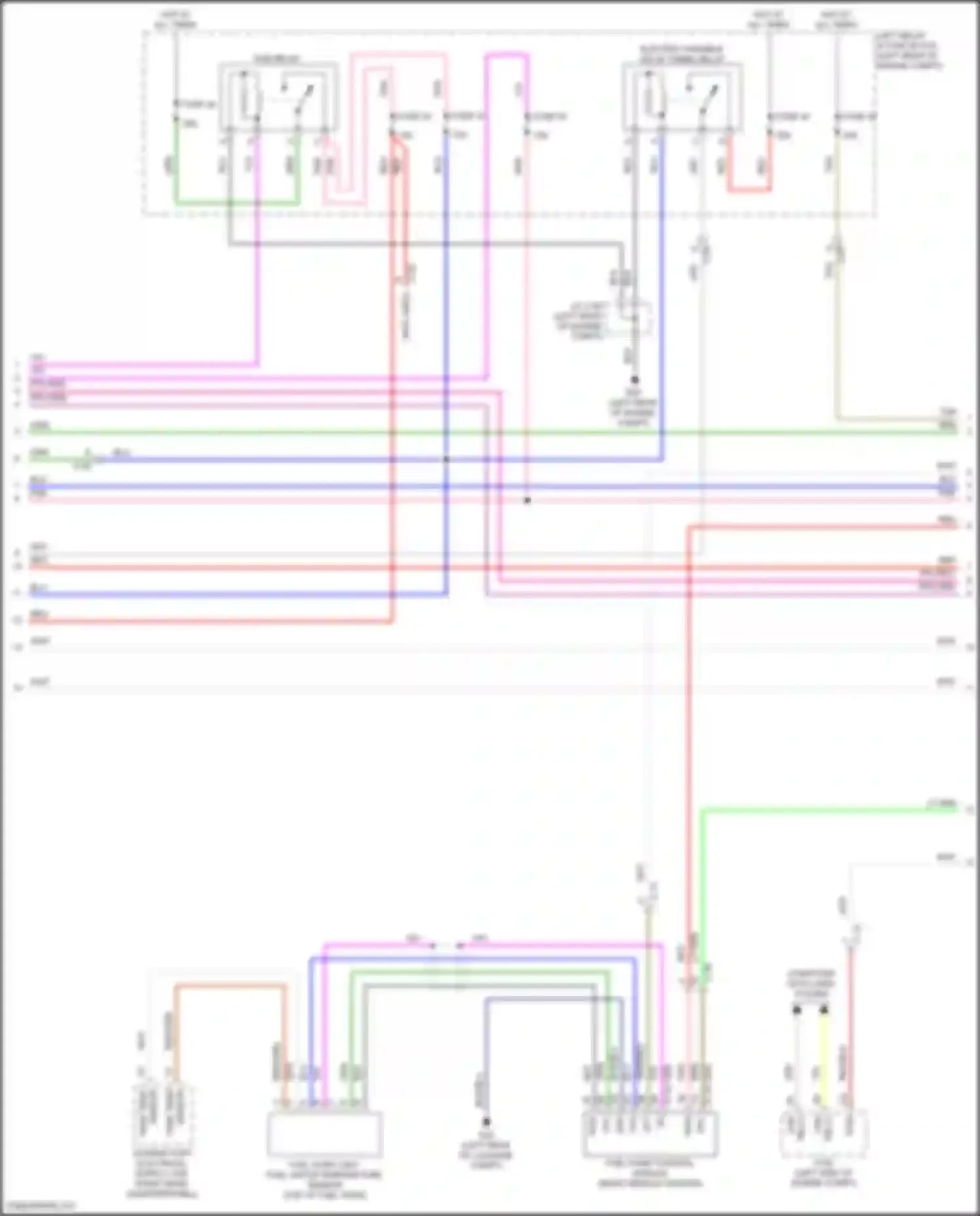 CX-90 Mazda I (2023-2024): Wiring diagram engine performance 2.5l plug-in hybrid, engine controls circuit (4 of 6)