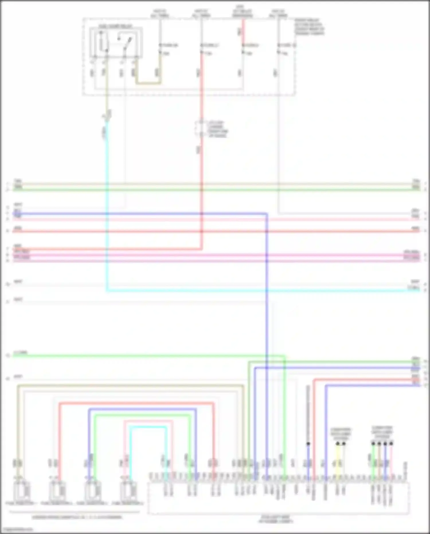 CX-90 Mazda I (2023-2024): Wiring diagram engine performance 2.5l plug-in hybrid, engine controls circuit (5 of 6)