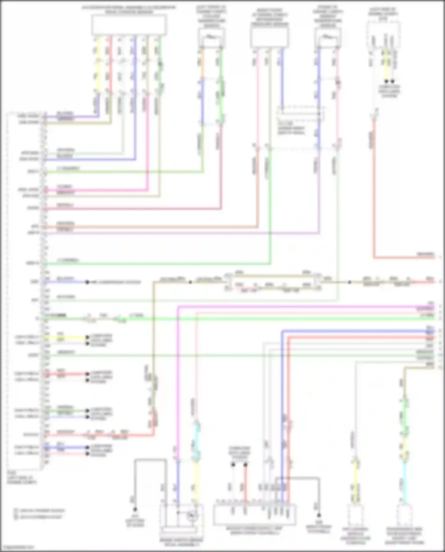 CX-90 Mazda I (2023-2024): Wiring diagram engine performance 2.5l plug-in hybrid, hybrid system circuit (1 of 11)
