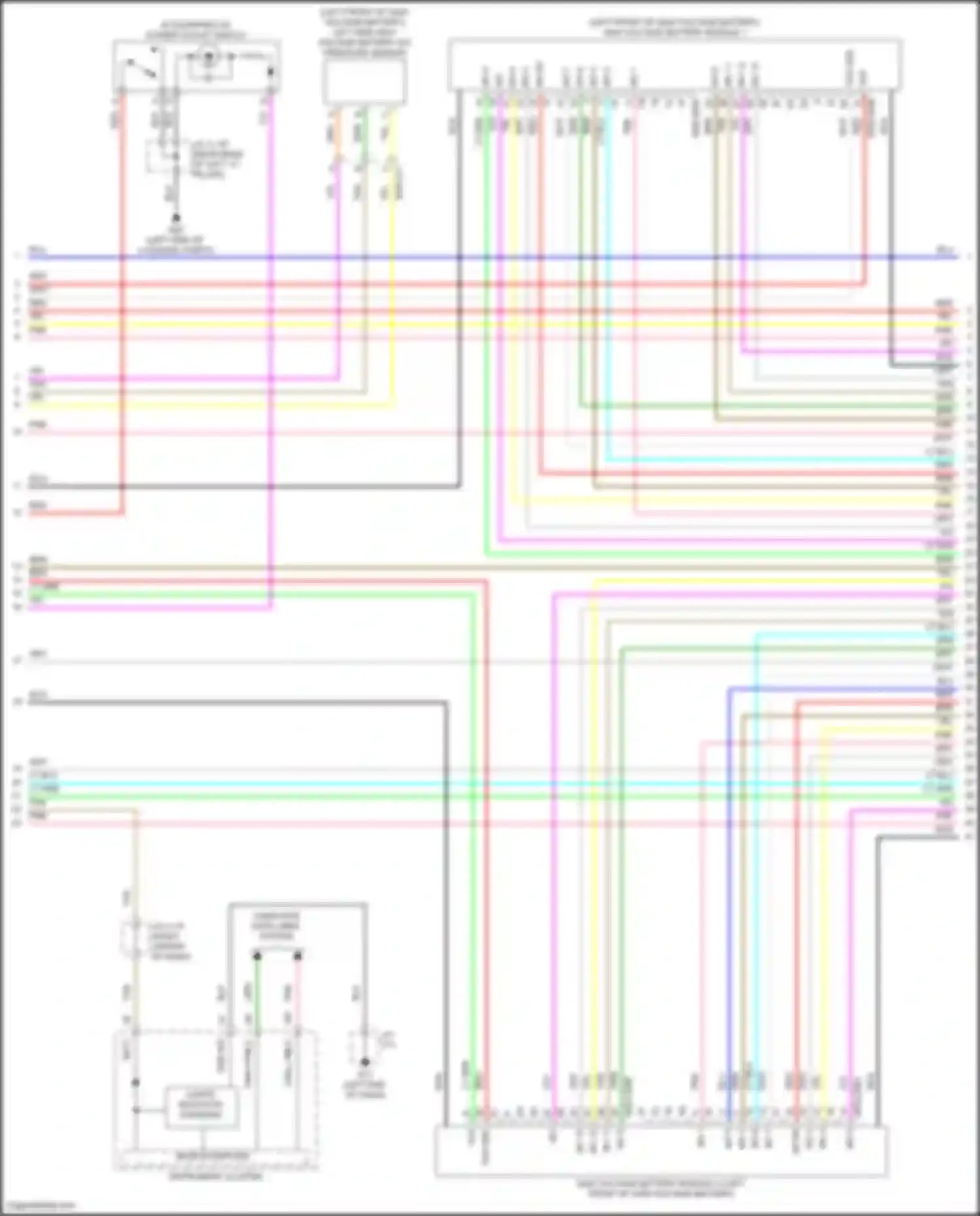 CX-90 Mazda I (2023-2024): Wiring diagram engine performance 2.5l plug-in hybrid, hybrid system circuit (10 of 11)