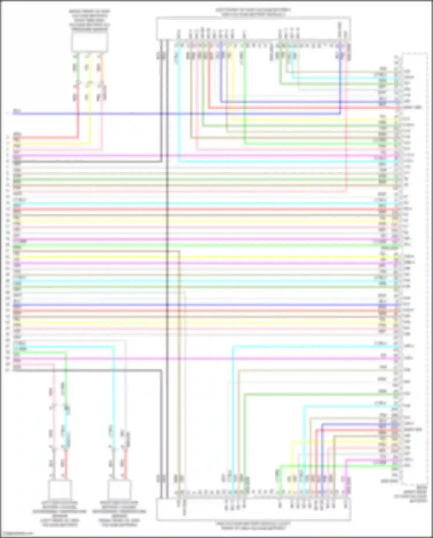 CX-90 Mazda I (2023-2024): Wiring diagram engine performance 2.5l plug-in hybrid, hybrid system circuit (11 of 11)