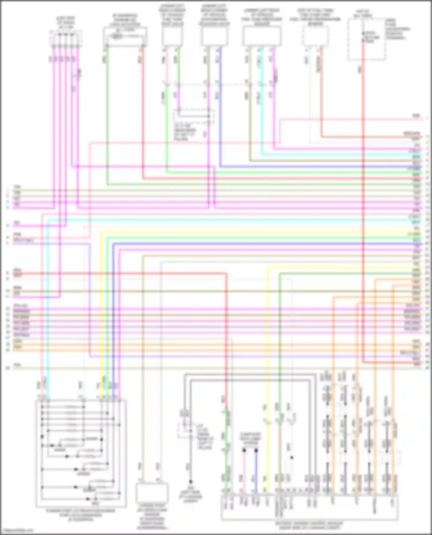 CX-90 Mazda I (2023-2024): Wiring diagram engine performance 2.5l plug-in hybrid, hybrid system circuit (4 of 11)