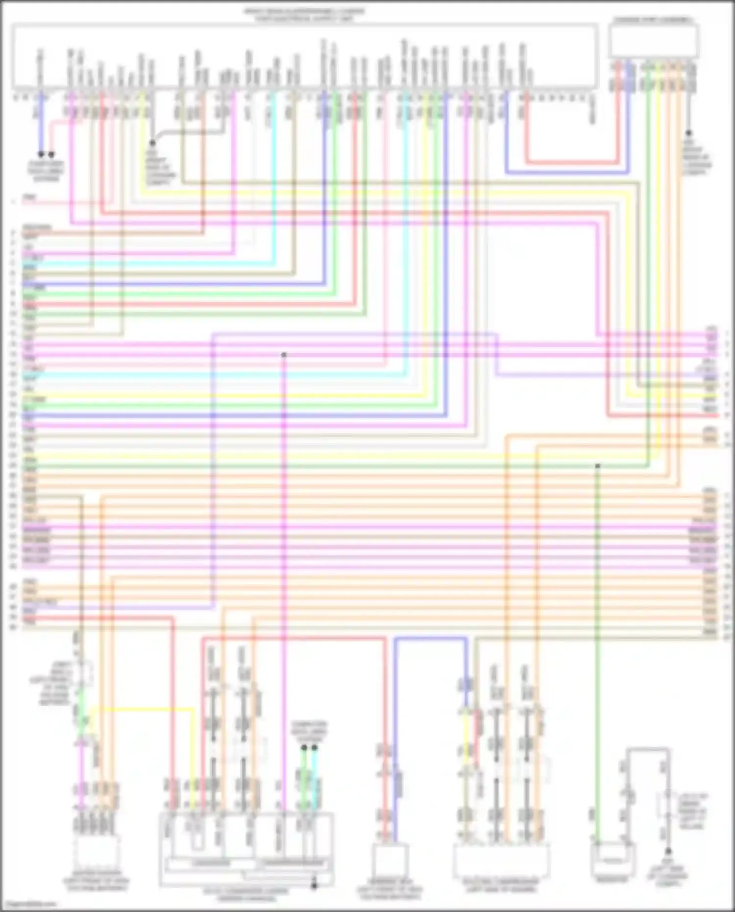 CX-90 Mazda I (2023-2024): Wiring diagram engine performance 2.5l plug-in hybrid, hybrid system circuit (5 of 11)