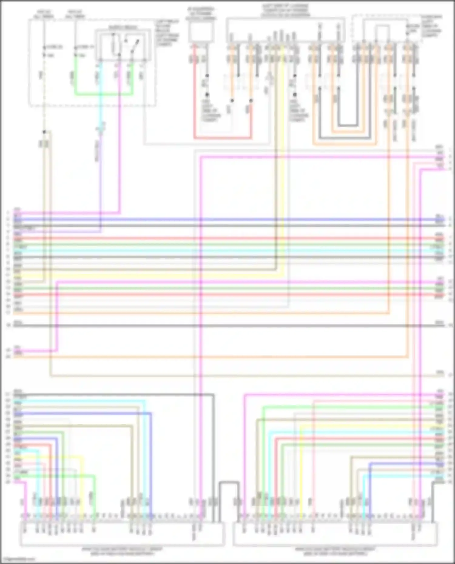CX-90 Mazda I (2023-2024): Wiring diagram engine performance 2.5l plug-in hybrid, hybrid system circuit (8 of 11)