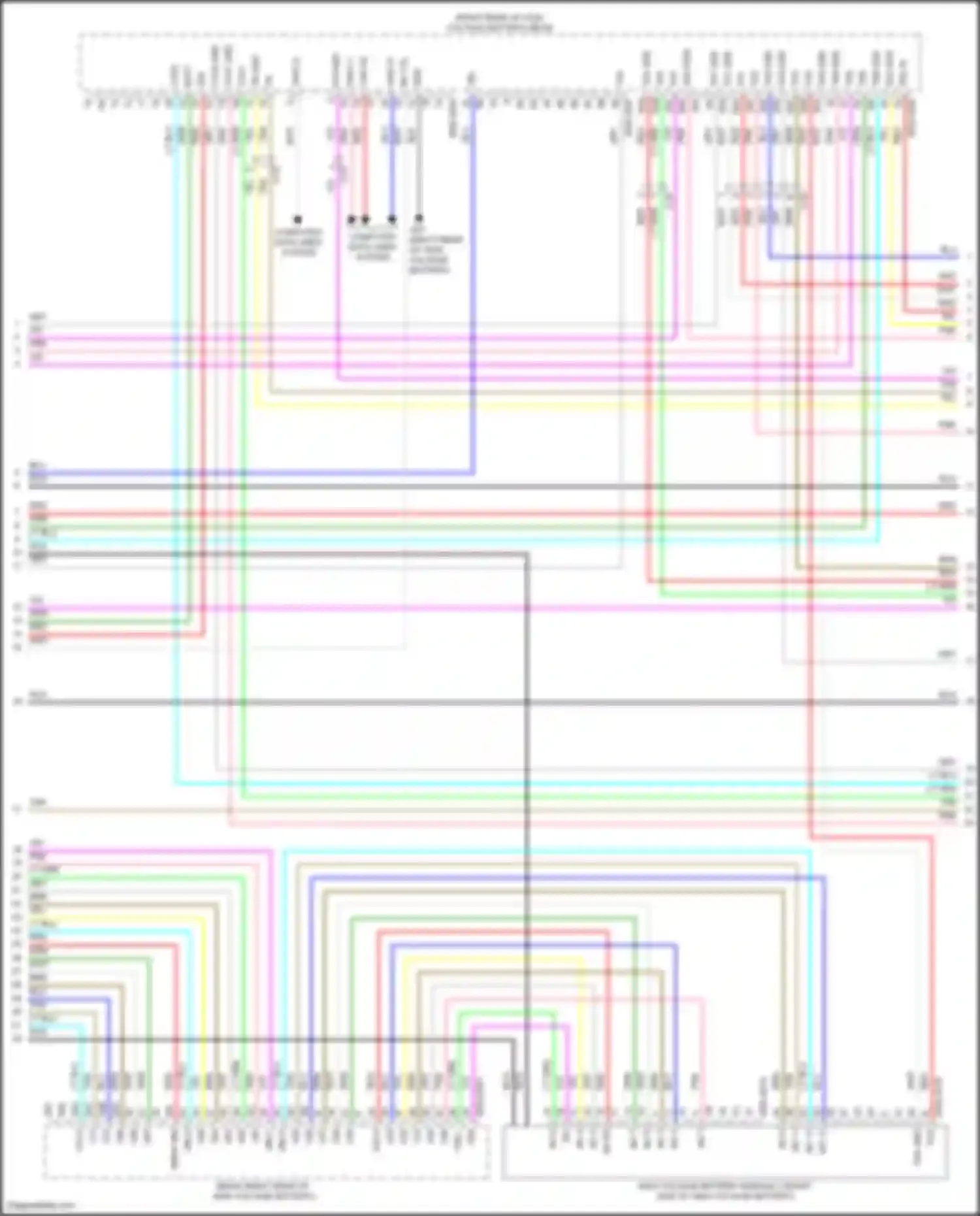 CX-90 Mazda I (2023-2024): Wiring diagram engine performance 2.5l plug-in hybrid, hybrid system circuit (9 of 11)