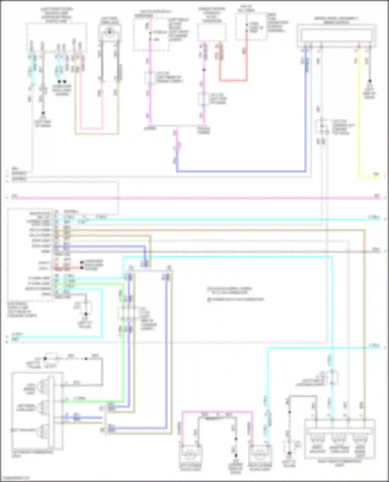 CX-90 Mazda I (2023-2024): Exterior lamps circuit (2 of 4)