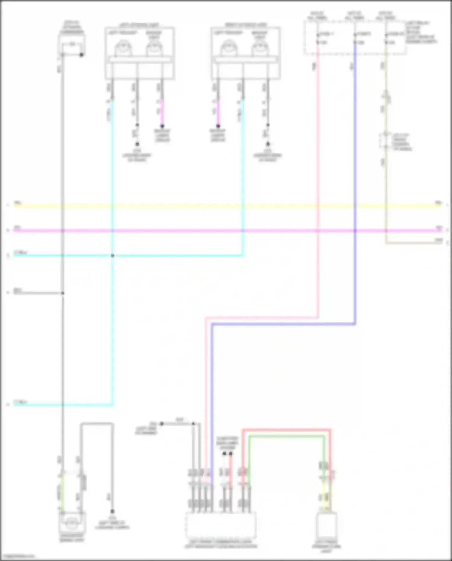 CX-90 Mazda I (2023-2024): Exterior lamps circuit (3 of 4)