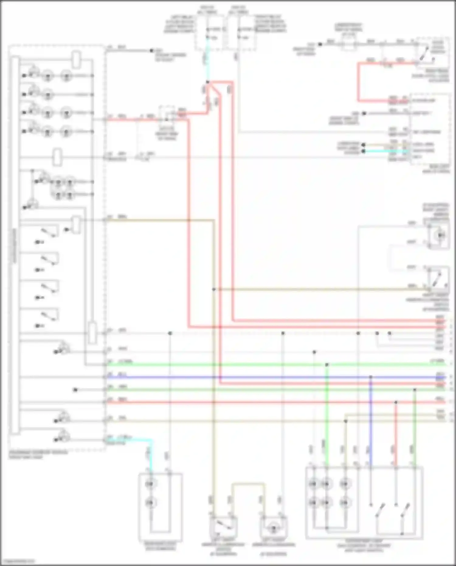 CX-90 Mazda I (2023-2024): Courtesy lamps circuit (1 of 4)
