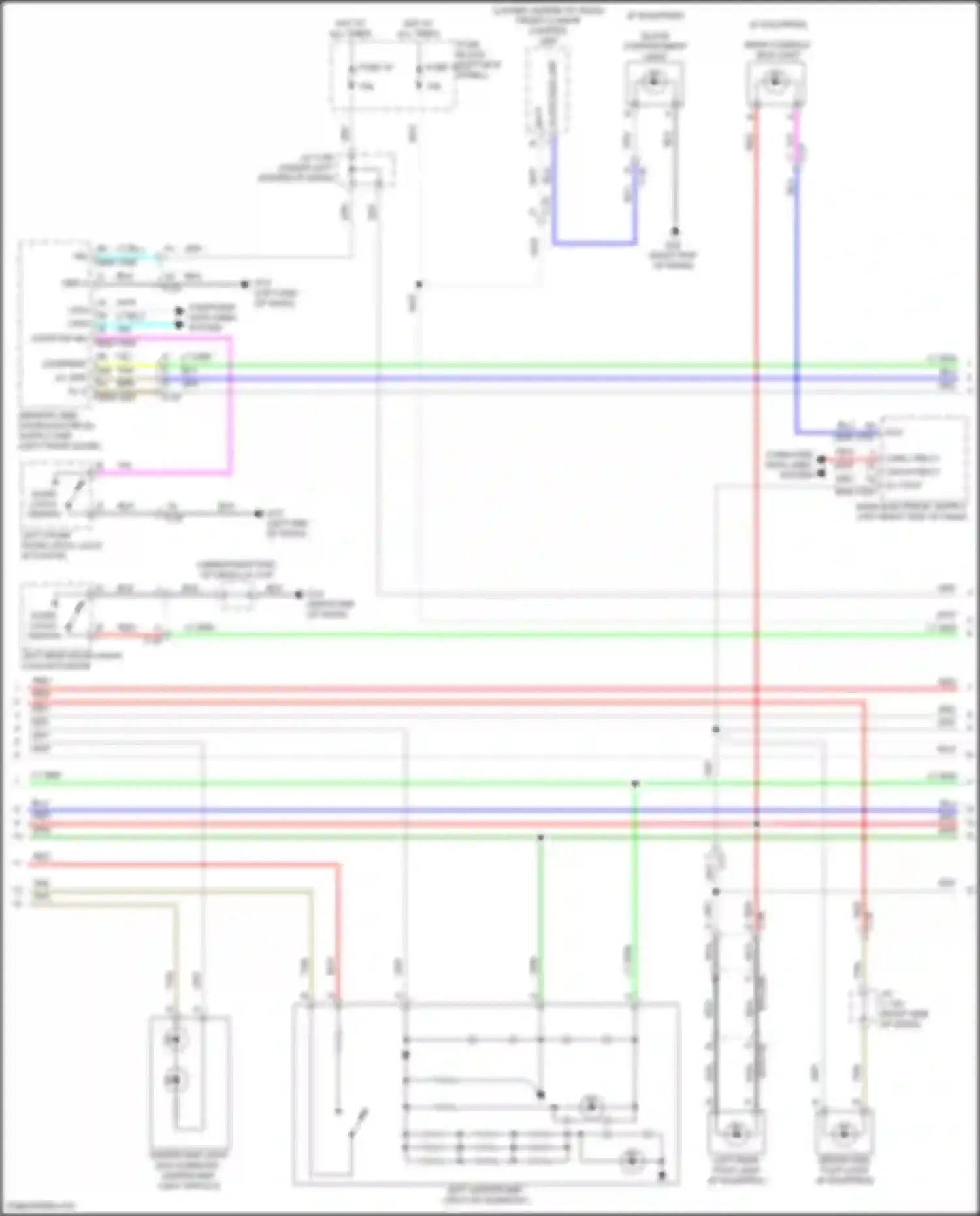 CX-90 Mazda I (2023-2024): Courtesy lamps circuit (2 of 4)