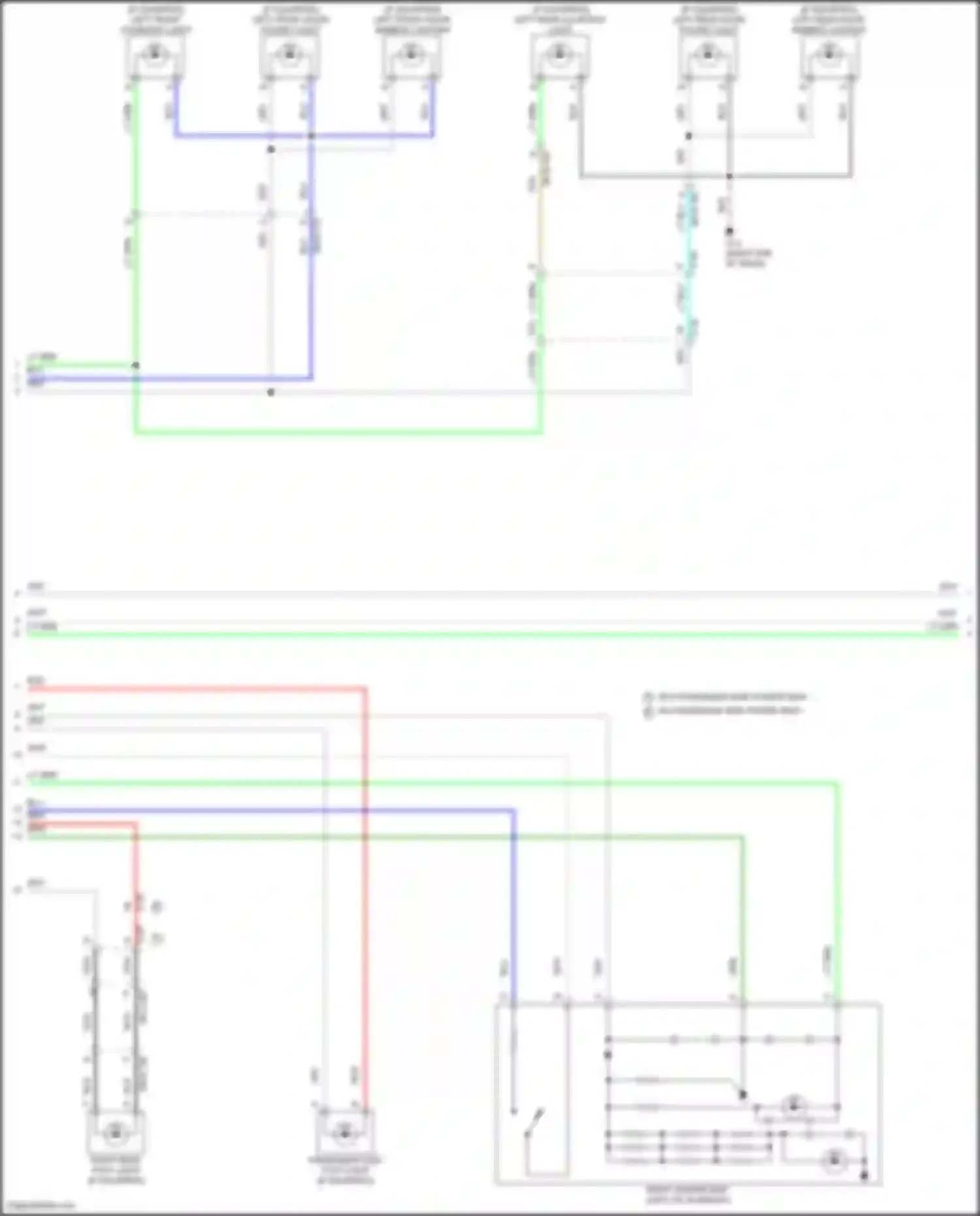 CX-90 Mazda I (2023-2024): Courtesy lamps circuit (3 of 4)