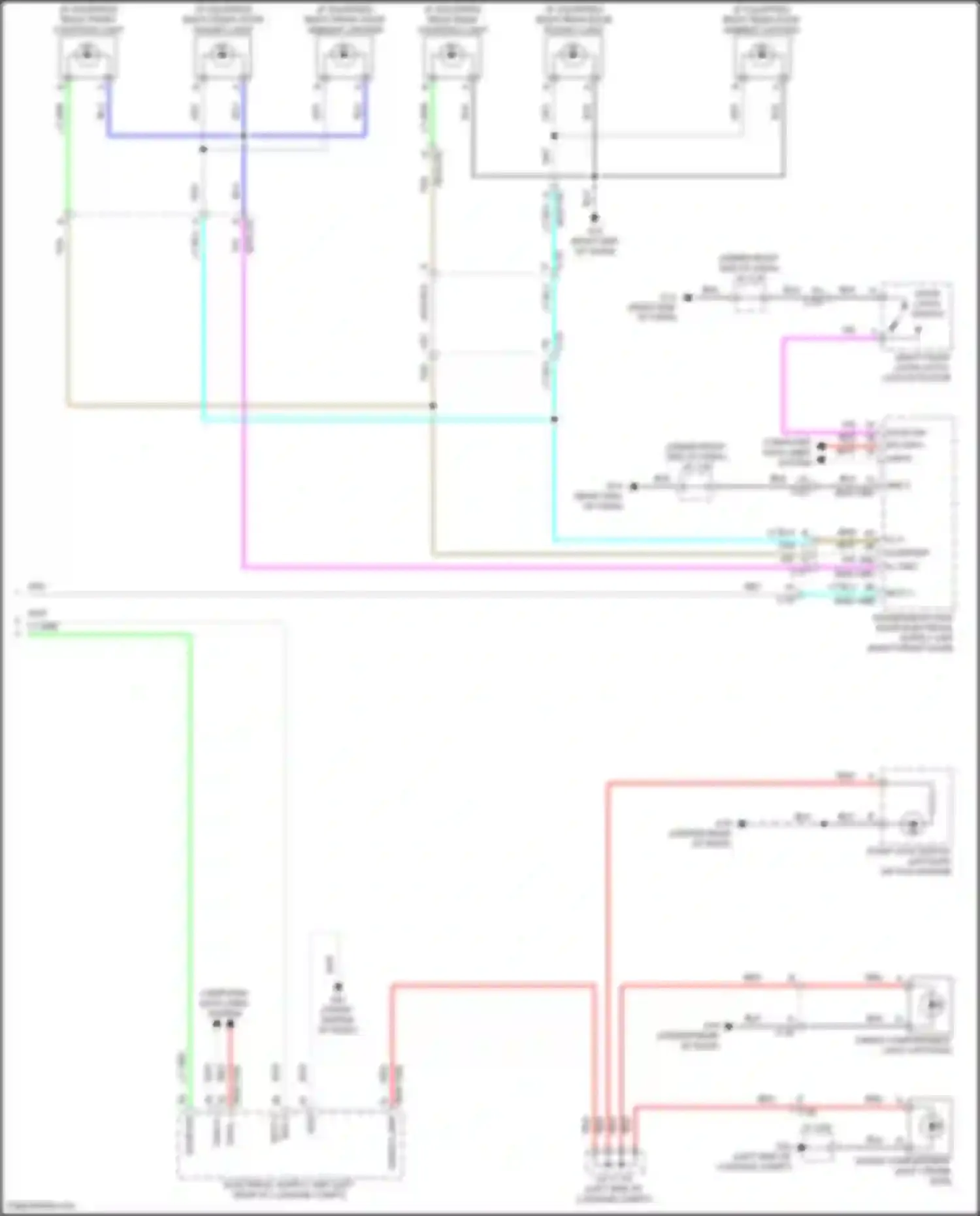 CX-90 Mazda I (2023-2024): Courtesy lamps circuit (4 of 4)