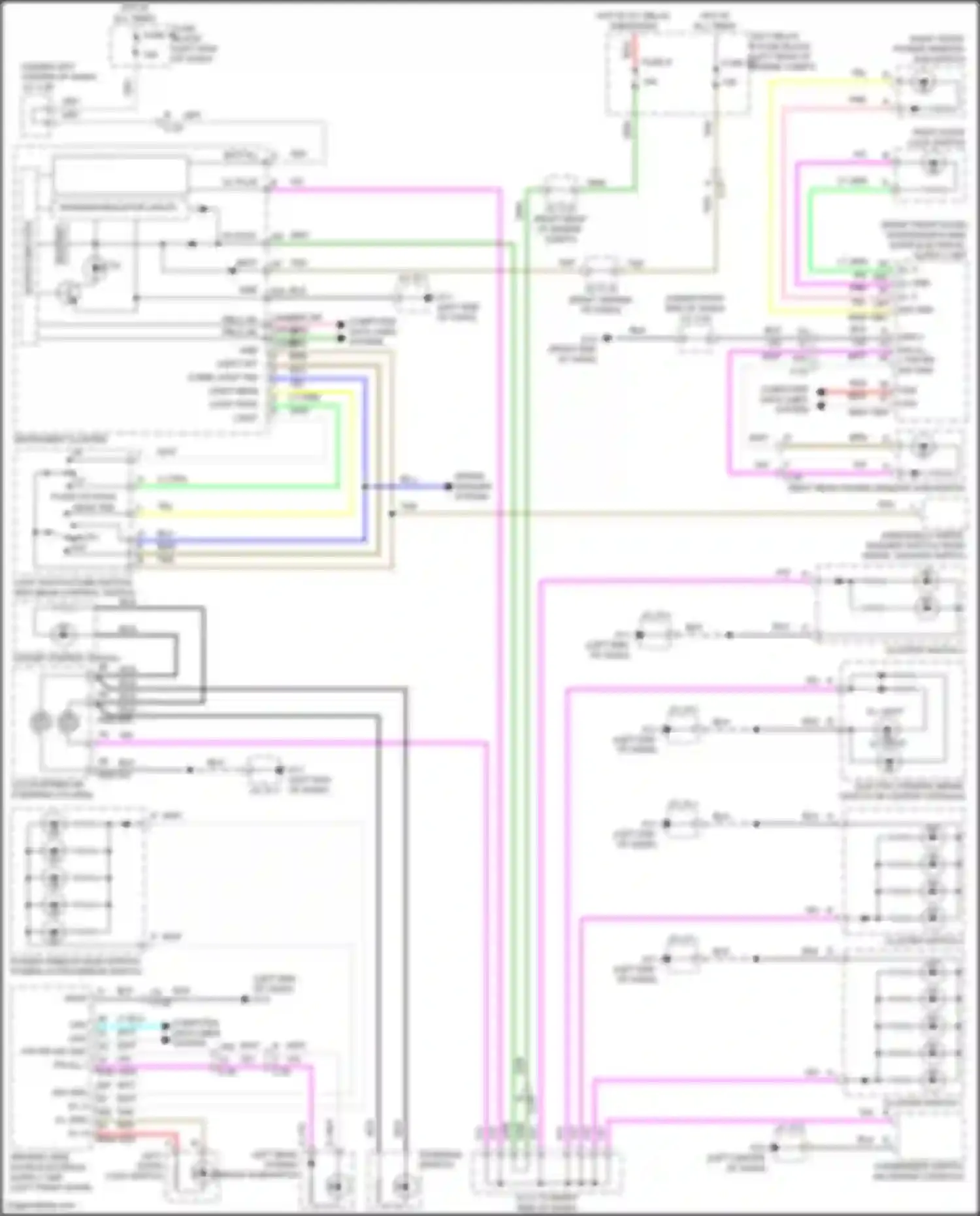 CX-90 Mazda I (2023-2024): Instrument illumination circuit