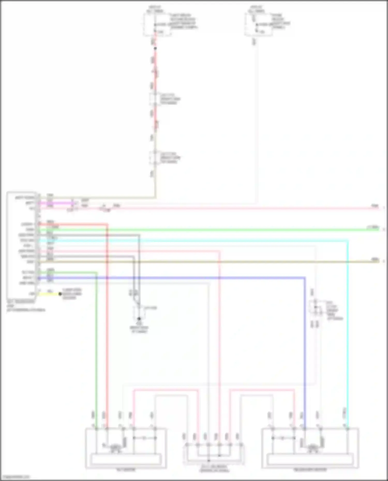 CX-90 Mazda I (2023-2024): Memory power tilt & power telescopic circuit (1 of 2)