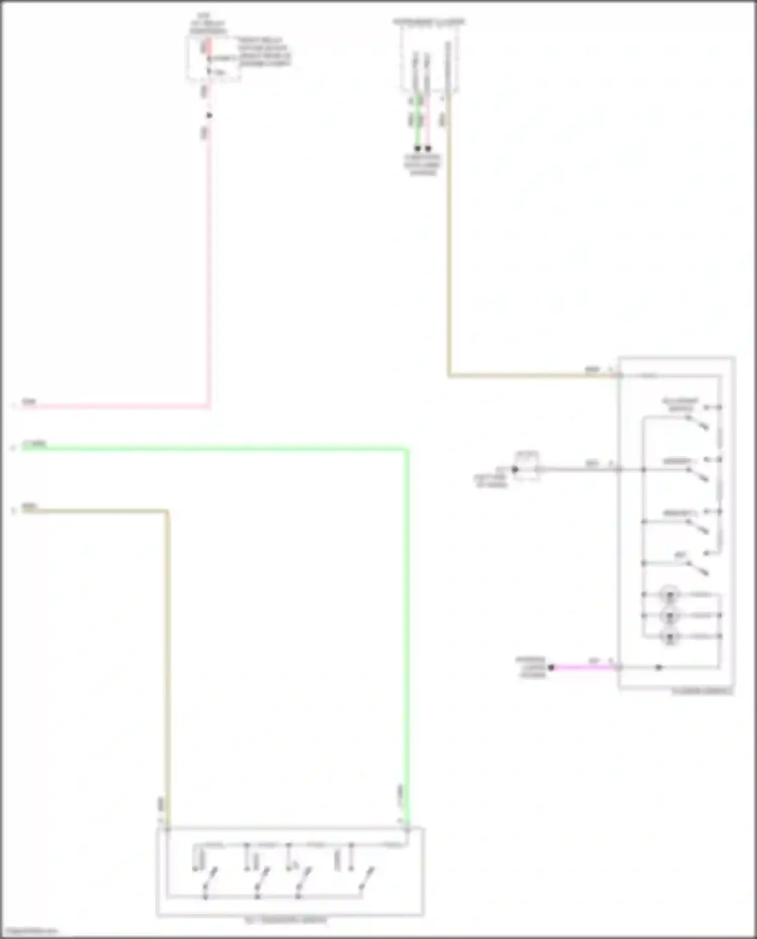 CX-90 Mazda I (2023-2024): Memory power tilt & power telescopic circuit (2 of 2)