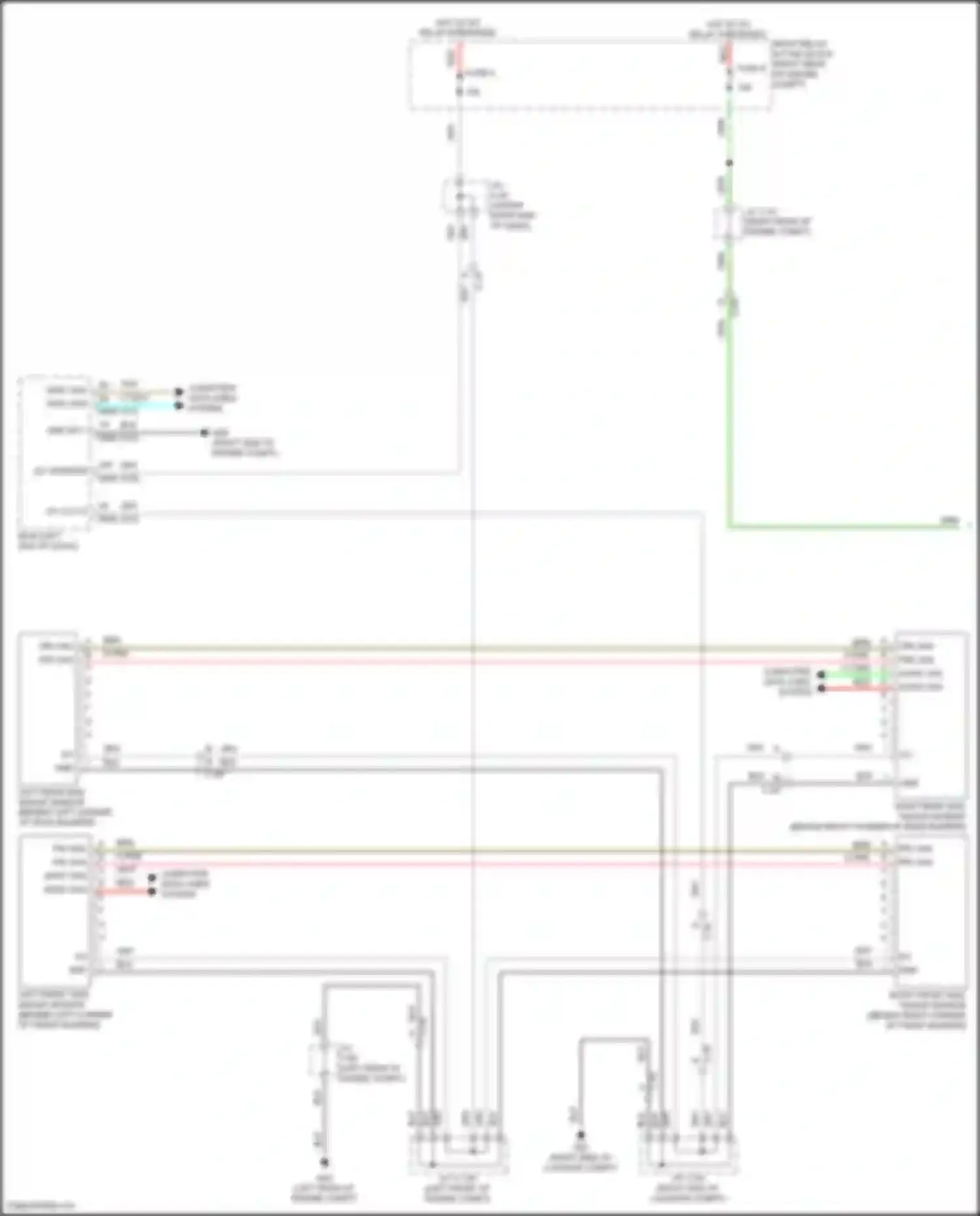CX-90 Mazda I (2023-2024): Blind spot monitoring circuit (1 of 2)