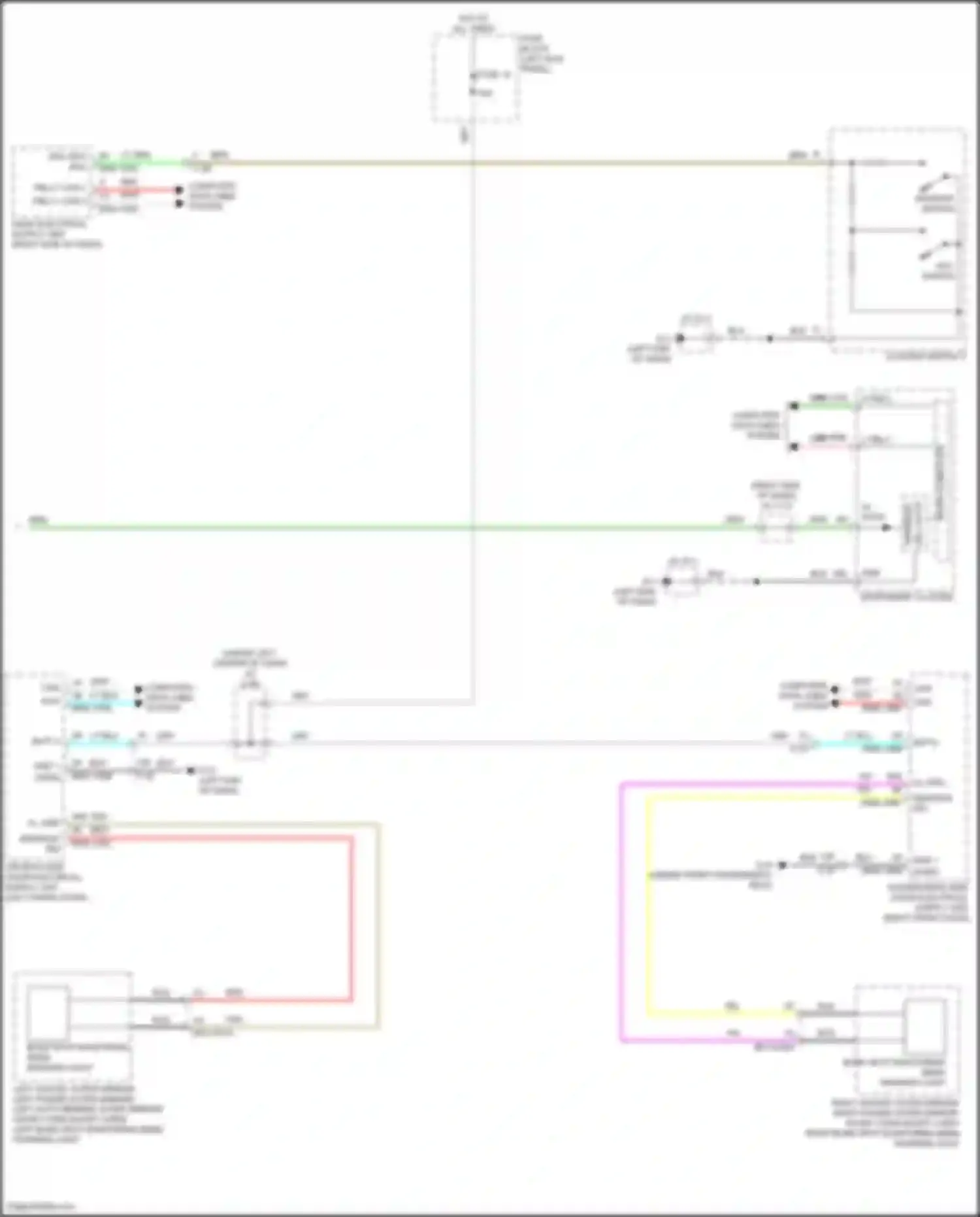 CX-90 Mazda I (2023-2024): Blind spot monitoring circuit (2 of 2)
