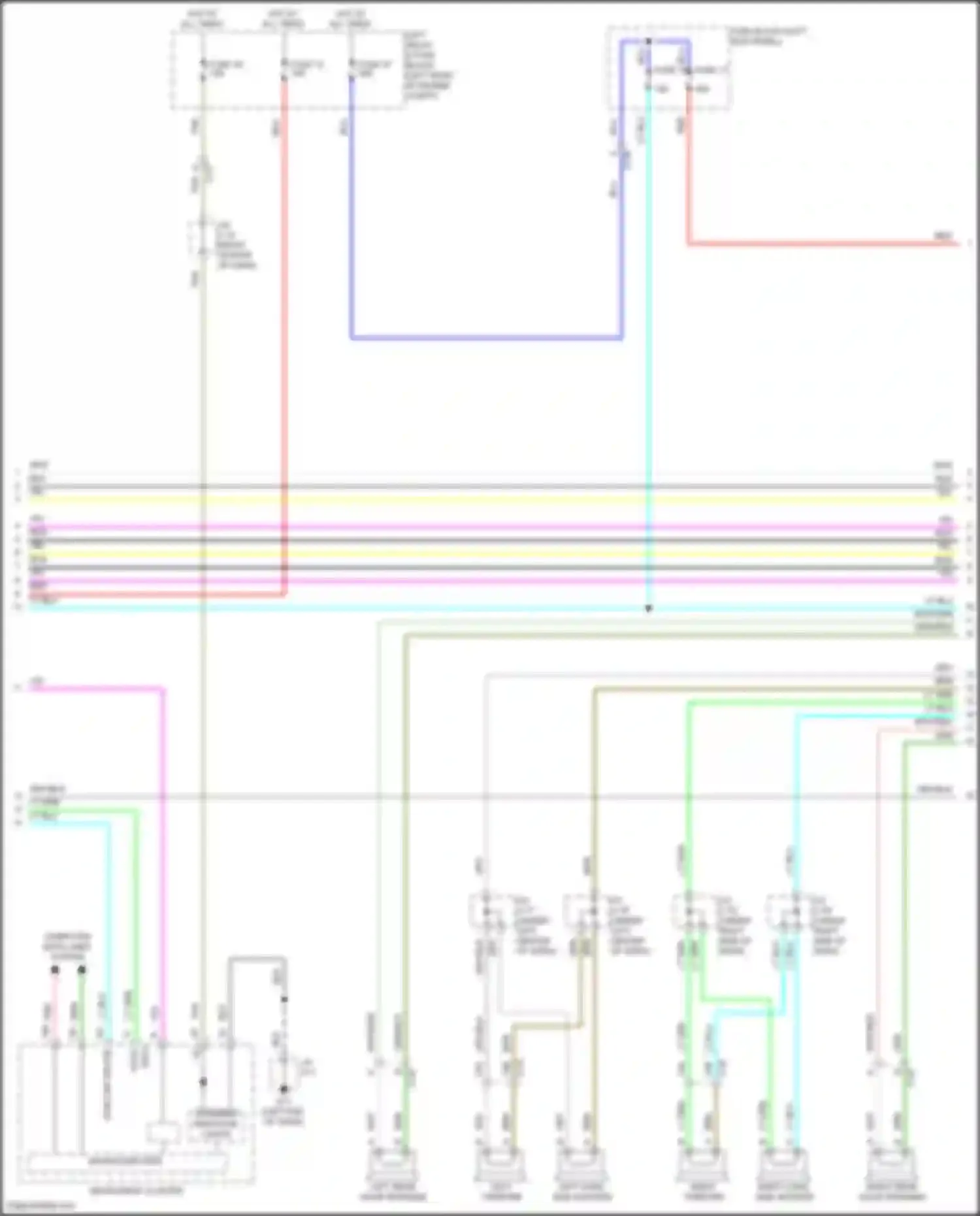 CX-90 Mazda I (2023-2024): Navigation circuit, w/ bose (3 of 4)