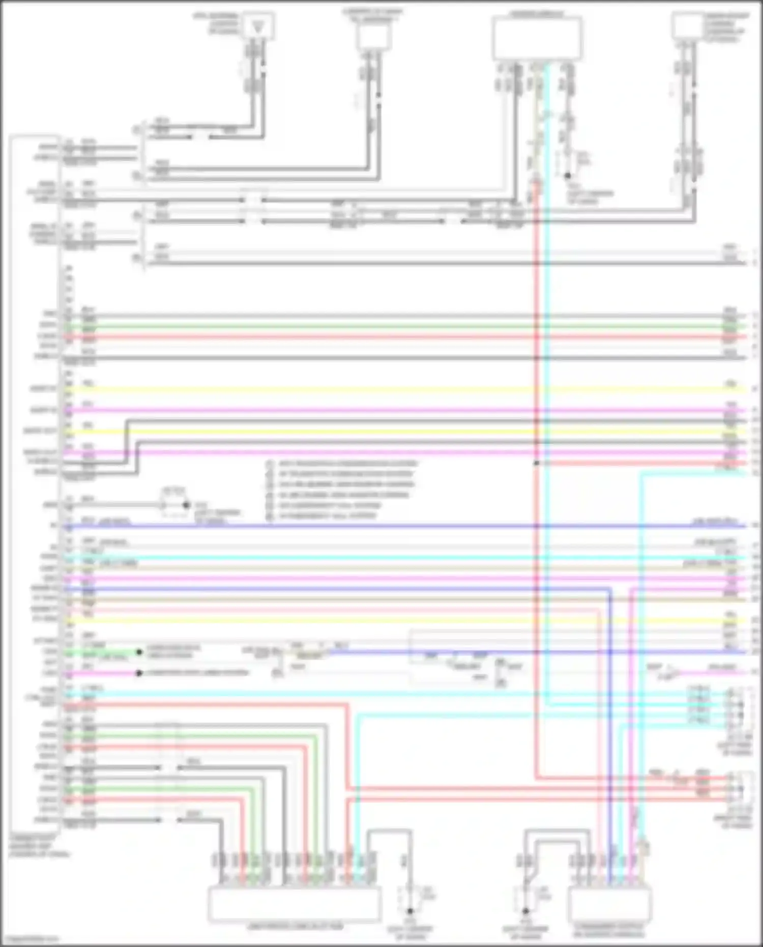 CX-90 Mazda I (2023-2024): Navigation circuit, w/o bose (1 of 4)