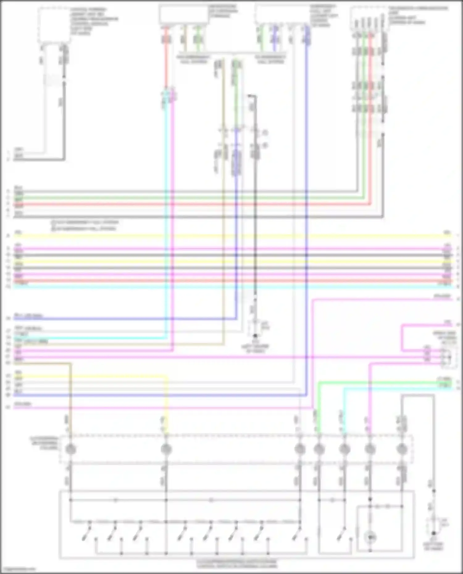 CX-90 Mazda I (2023-2024): Navigation circuit, w/o bose (2 of 4)