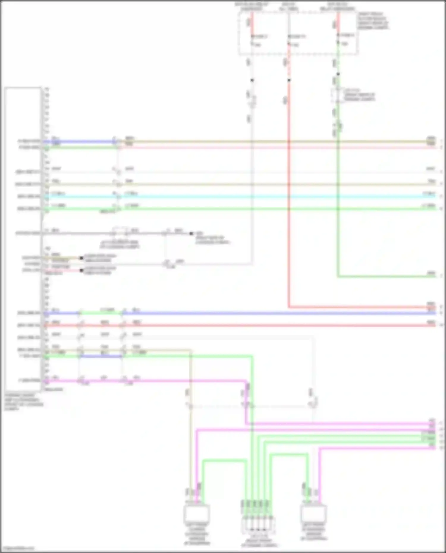 CX-90 Mazda I (2023-2024): Parking assistant circuit (1 of 2)