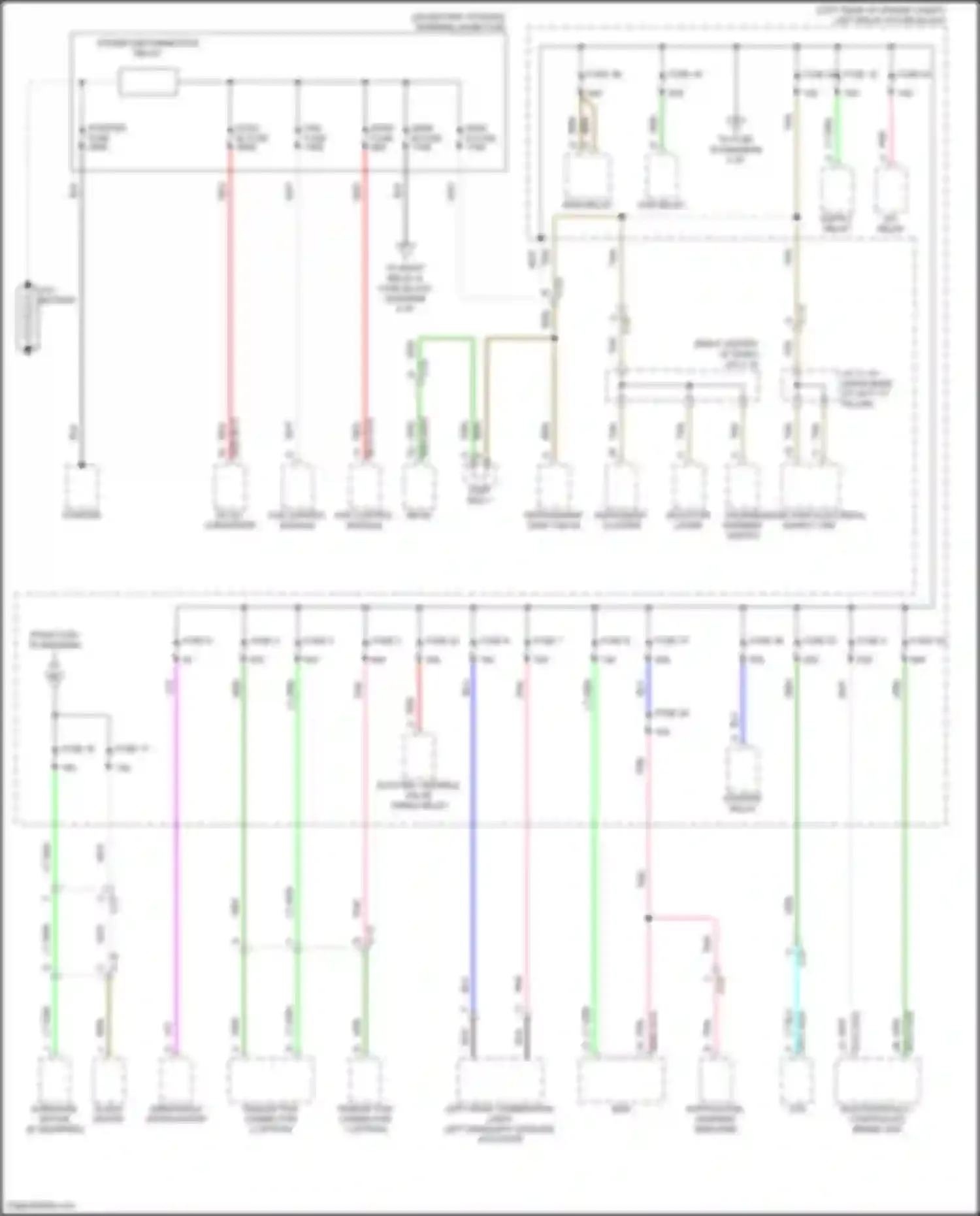 CX-90 Mazda I (2023-2024): Power distribution circuit, plug-in hybrid (1 of 7)