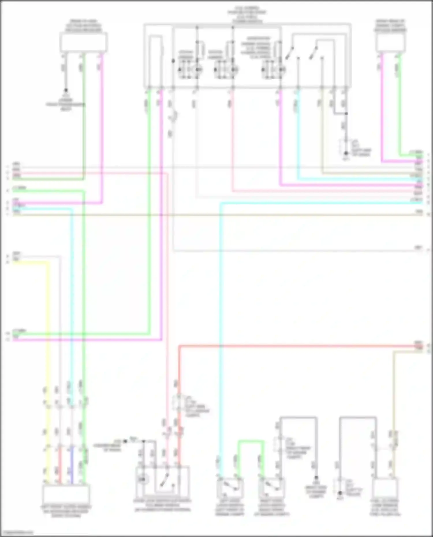 CX-90 Mazda I (2023-2024): Power door locks circuit (2 of 5)