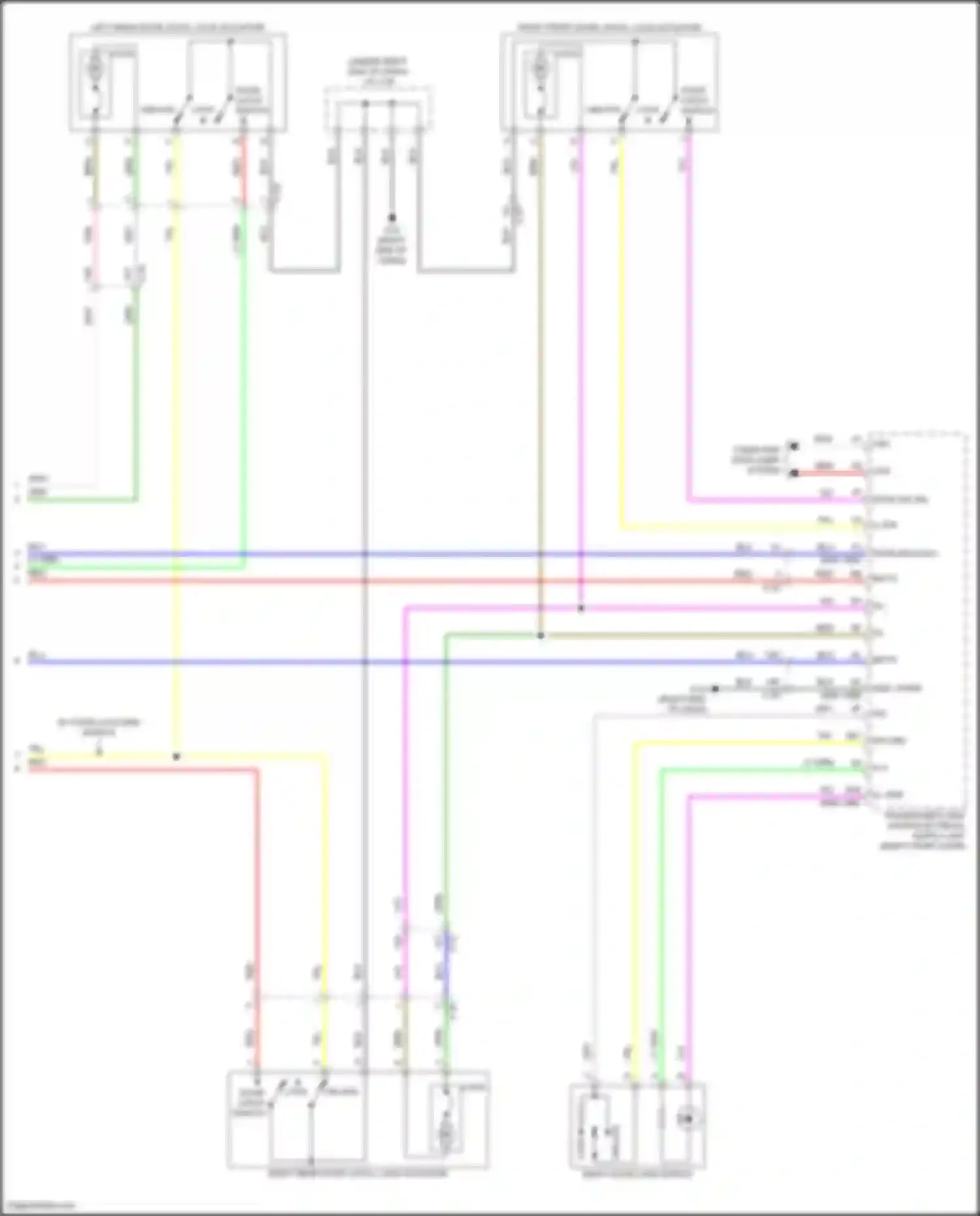CX-90 Mazda I (2023-2024): Power door locks circuit (5 of 5)