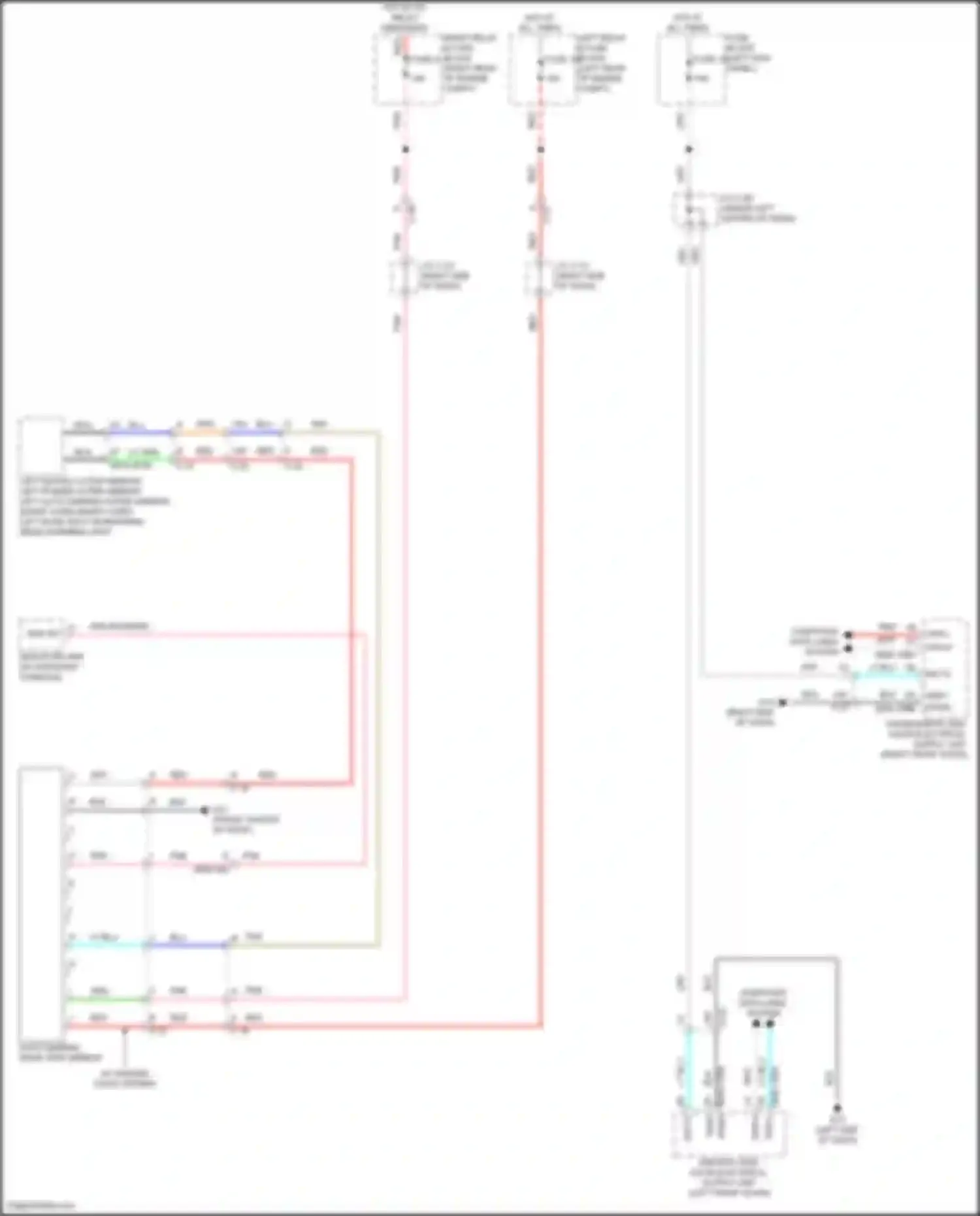 CX-90 Mazda I (2023-2024): Auto dimming mirror circuit