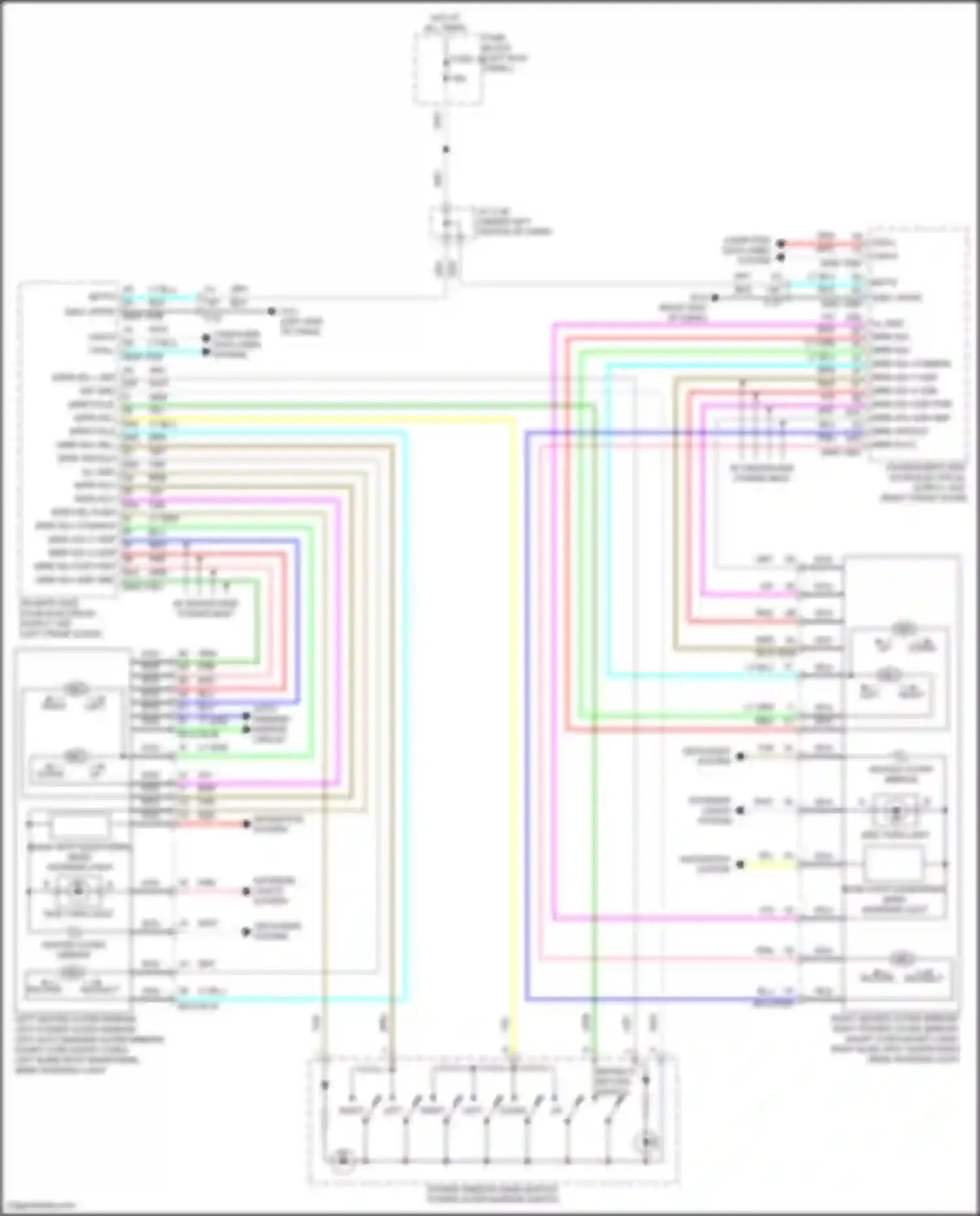 CX-90 Mazda I (2023-2024): Power mirror circuit