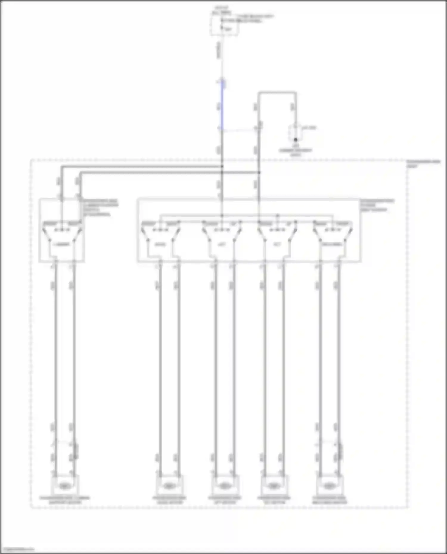 CX-90 Mazda I (2023-2024): Passenger power seat circuit