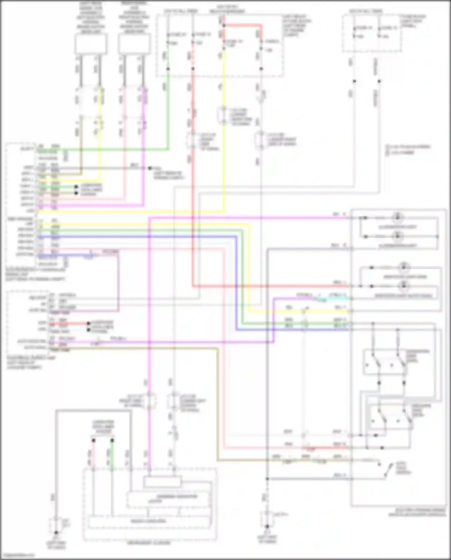 CX-90 Mazda I (2023-2024): Park brake release circuit