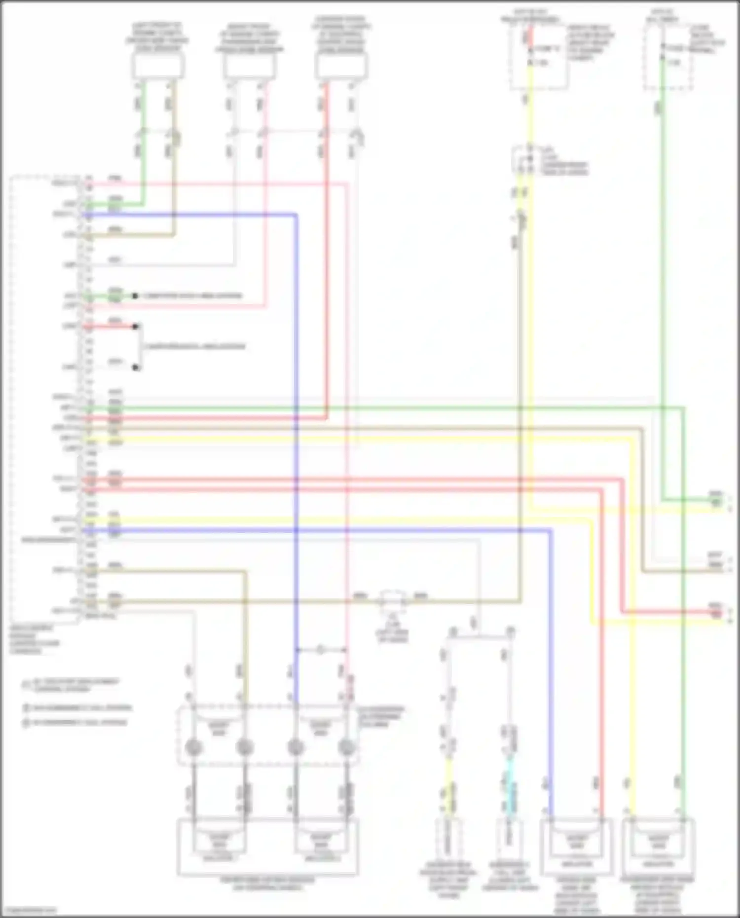 CX-90 Mazda I (2023-2024): Supplemental restraints circuit (1 of 6)