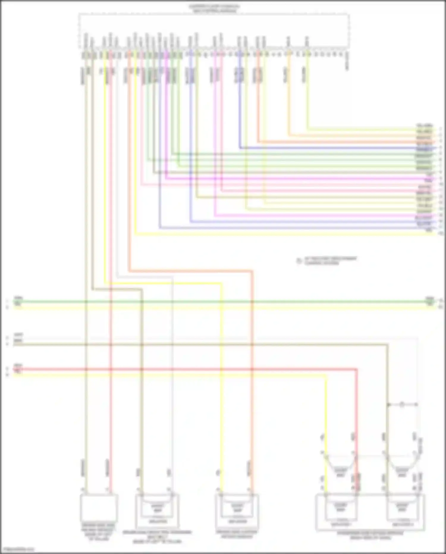 CX-90 Mazda I (2023-2024): Supplemental restraints circuit (2 of 6)