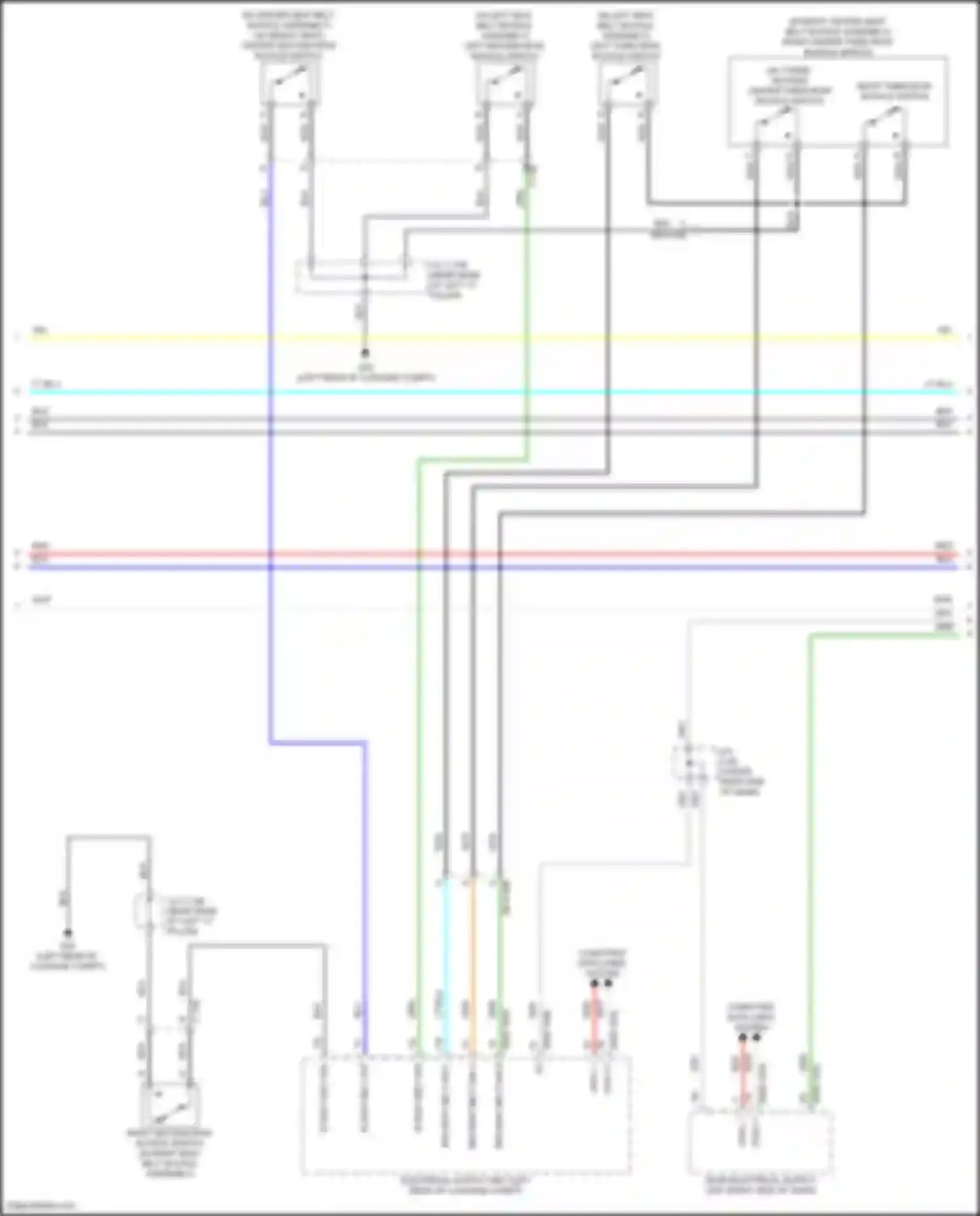 CX-90 Mazda I (2023-2024): Supplemental restraints circuit (5 of 6)