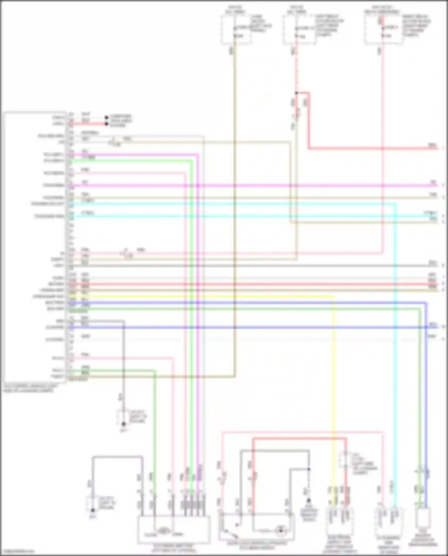 CX-90 Mazda I (2023-2024): Power tailgate circuit (1 of 2)
