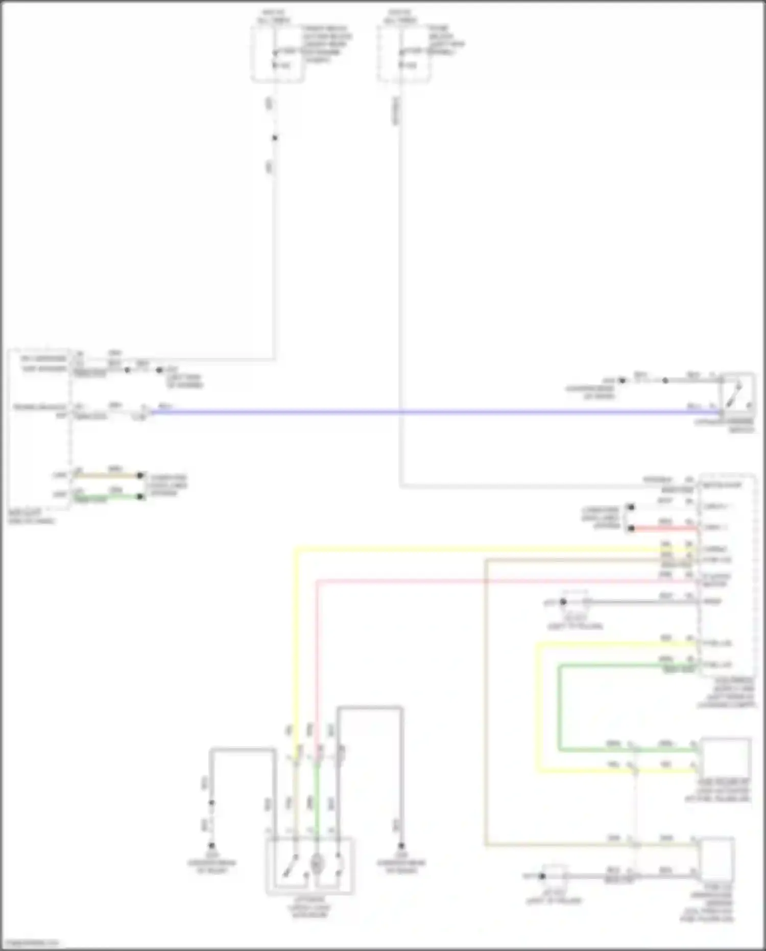 CX-90 Mazda I (2023-2024): Trunk release circuit