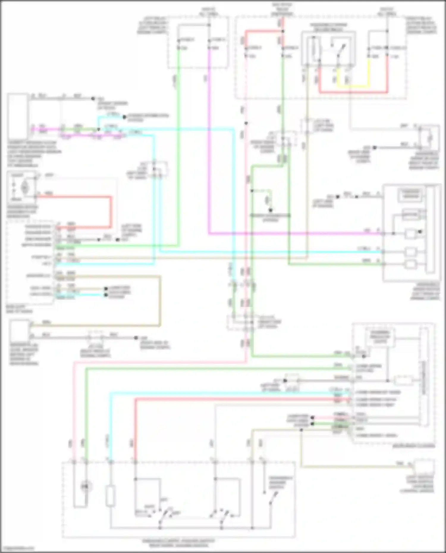 CX-90 Mazda I (2023-2024): Front wiper/washer circuit